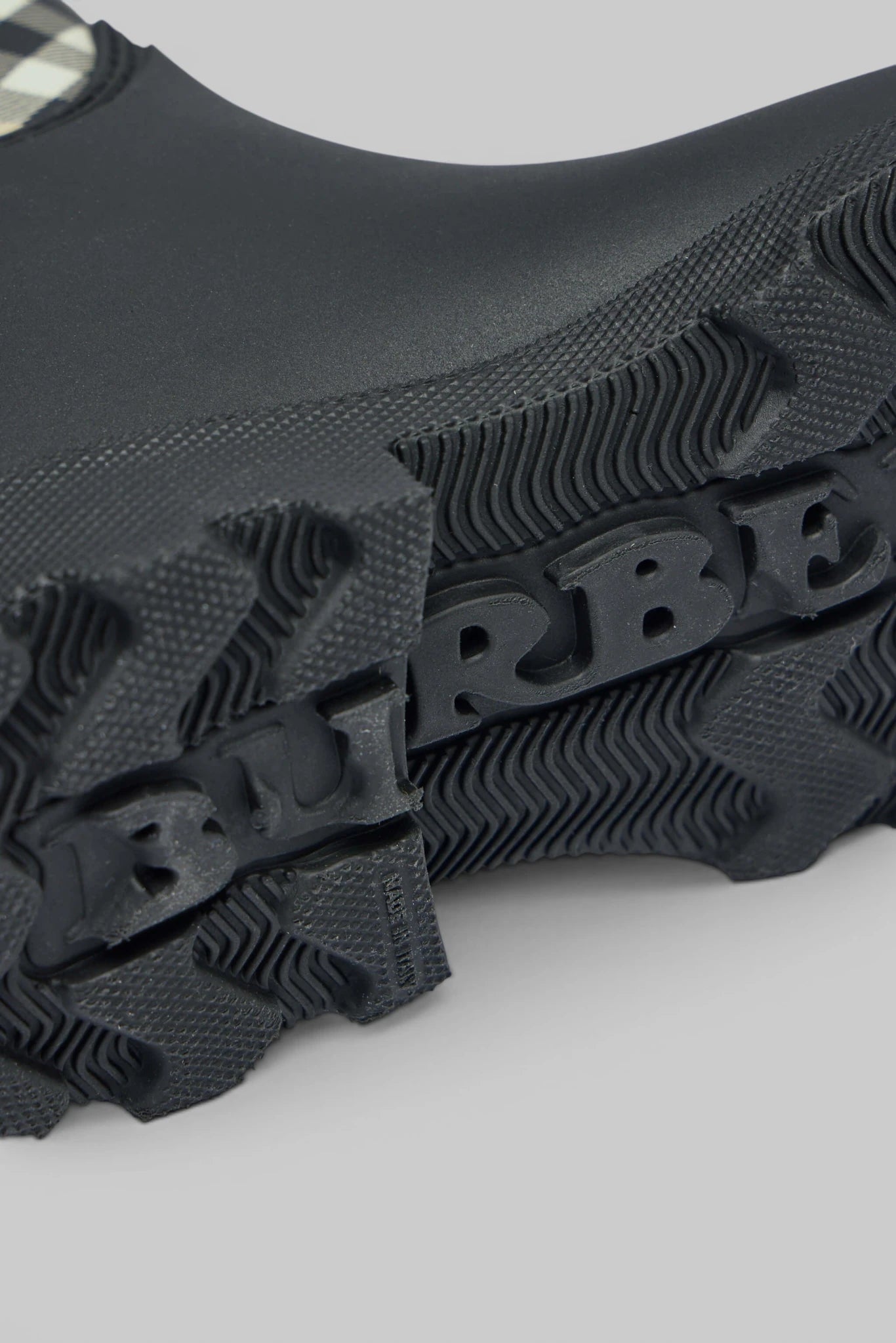 Burberry - Rubber Marsh Stamp High Boots - LABELS