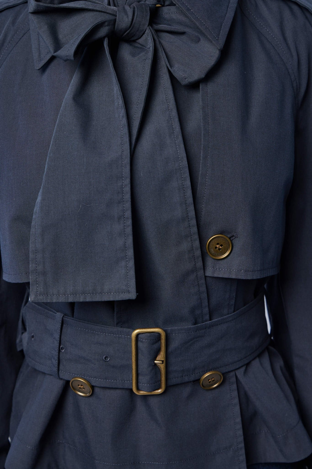 Burberry - Short Canvas Trerose Trench Coat - LABELS