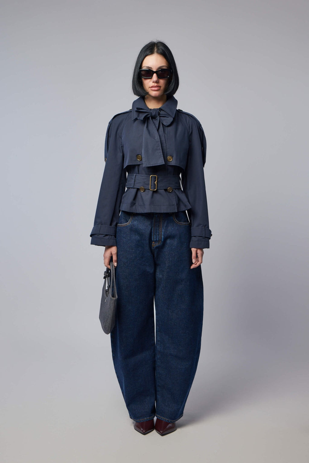 Burberry - Short Canvas Trerose Trench Coat - LABELS