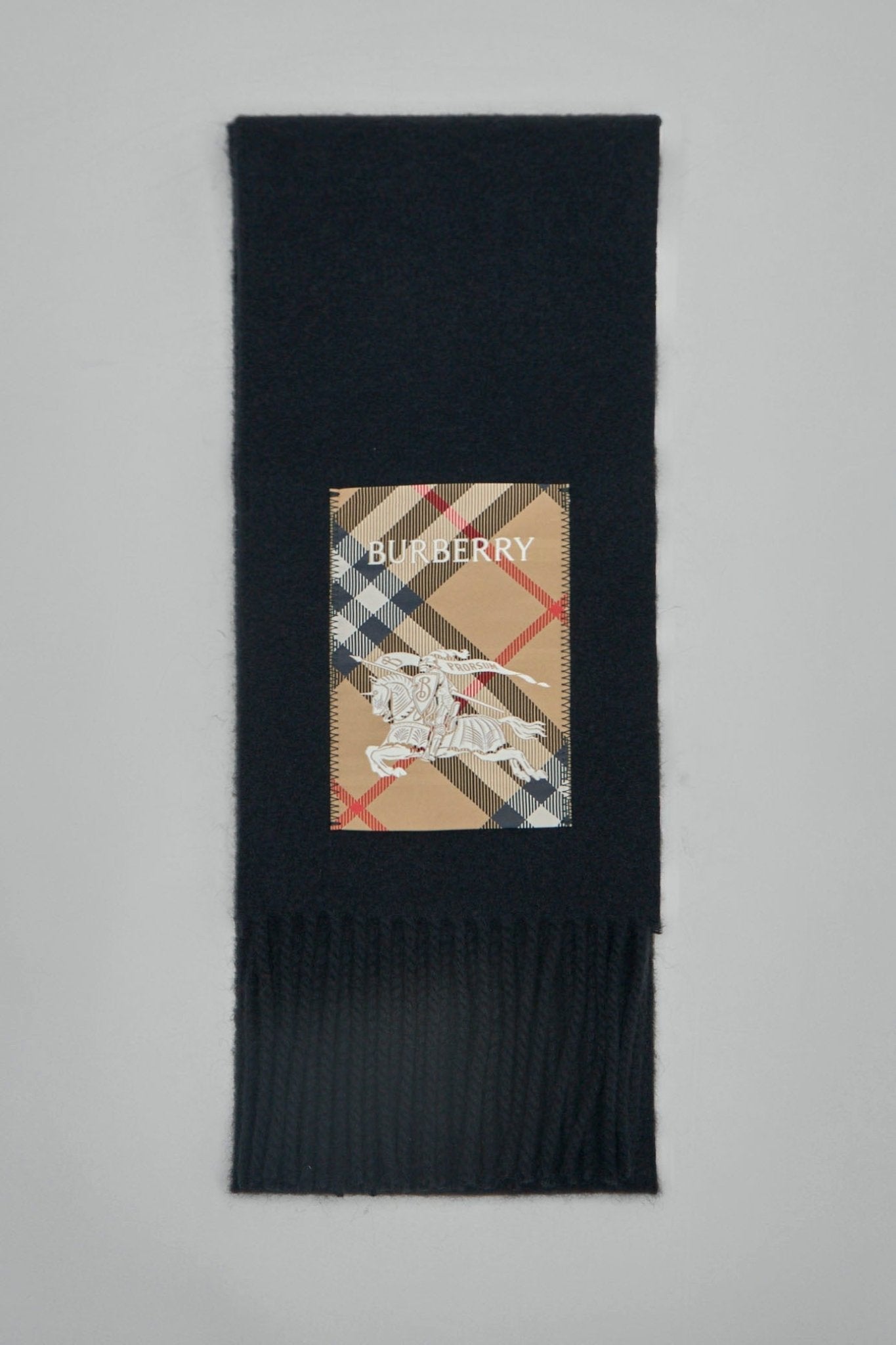 Burberry - Solid Label Scarf - LABELS