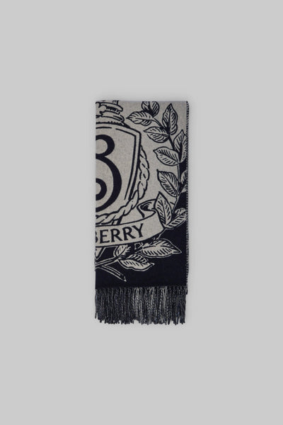 Stormy Knight Check Scarf