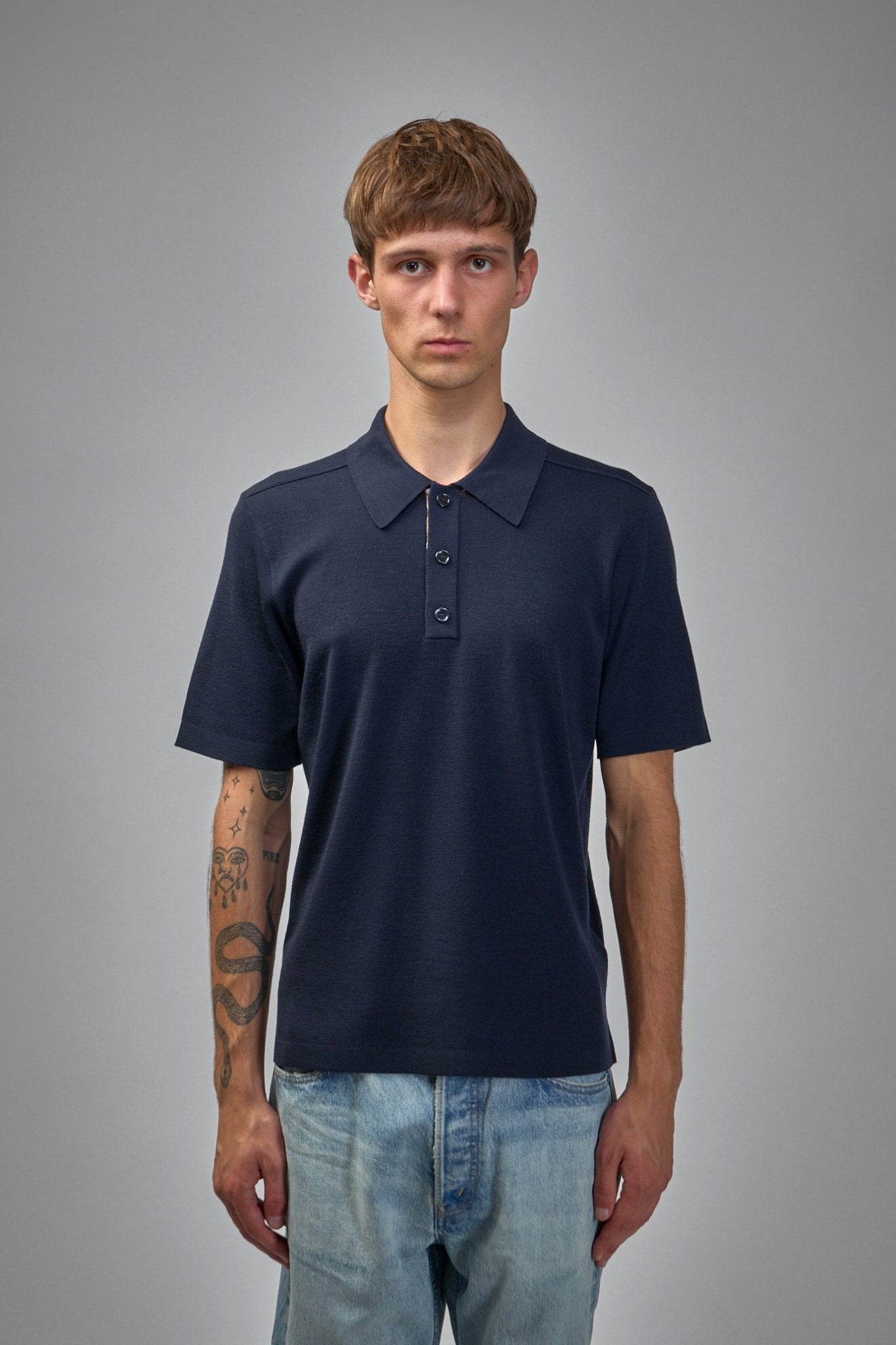 Burberry - Wool Polo Shirt - LABELS