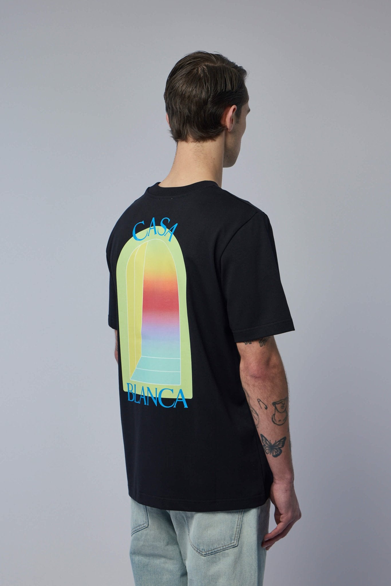 Casablanca T-Shirts - Black Jersey Graphic Tee – LABELS