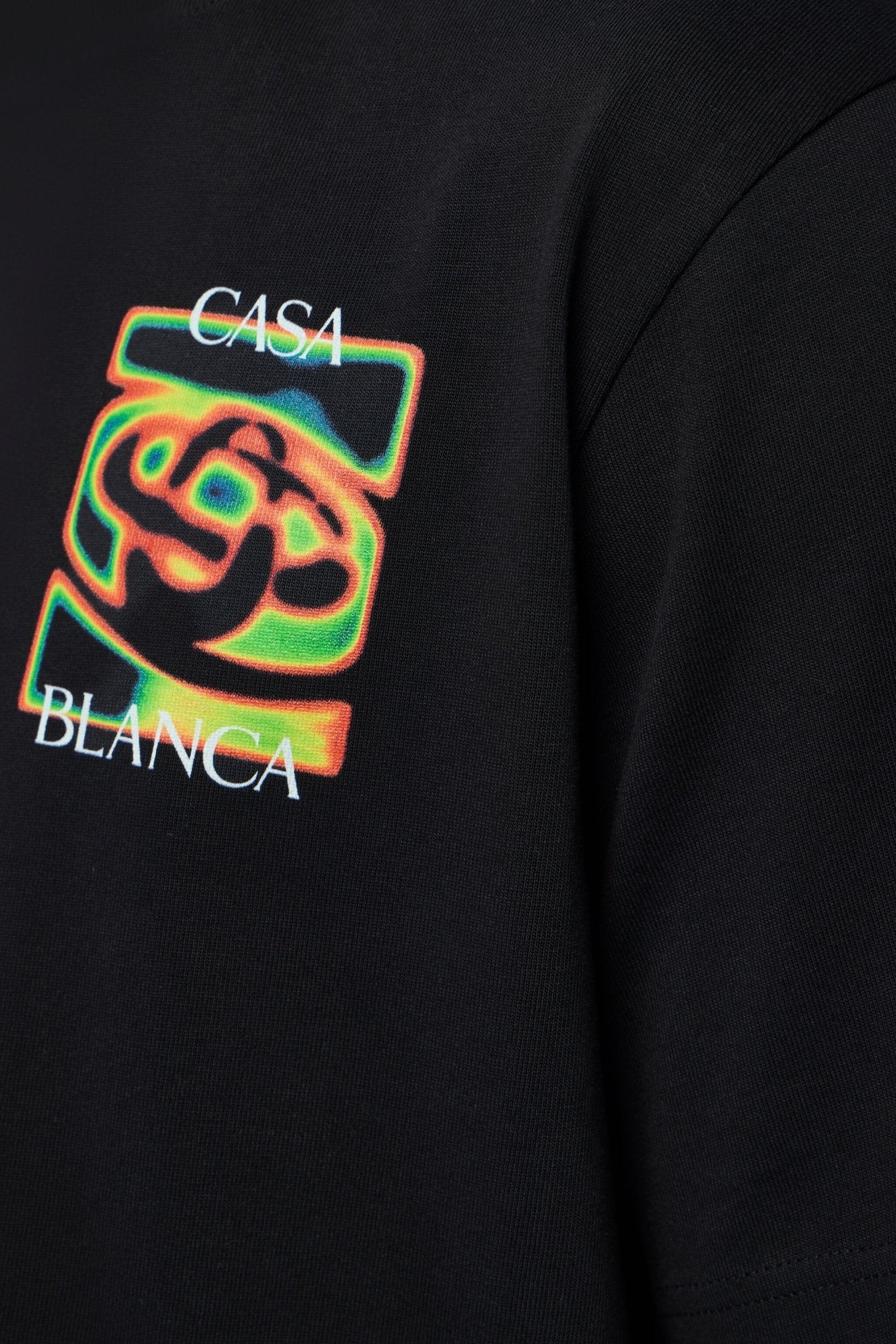 Casablanca - Black Jersey T-shirt - LABELS