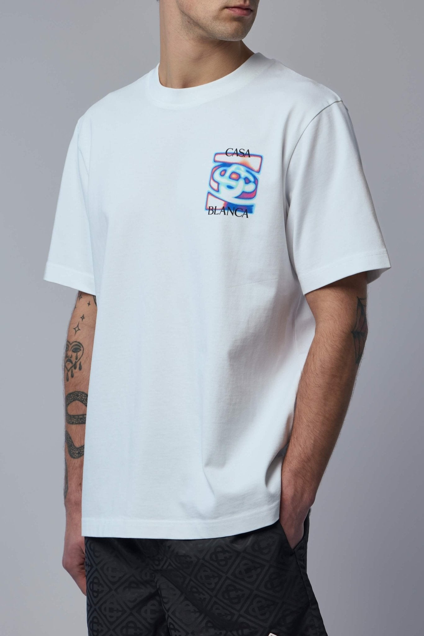 Casablanca T-Shirts - Bright White Jersey Design – LABELS