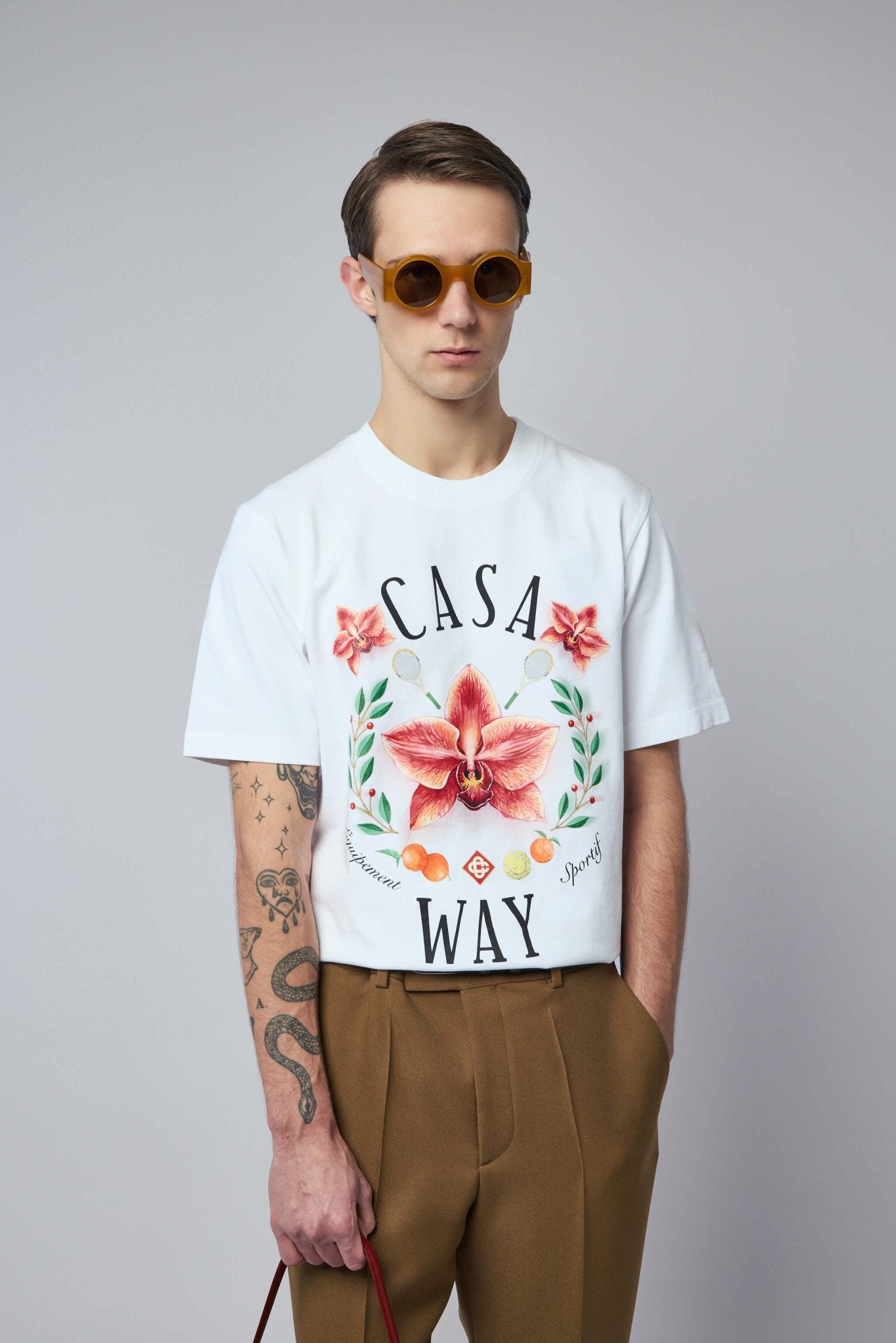 Casablanca T-Shirts - Bright White Jersey Design – LABELS