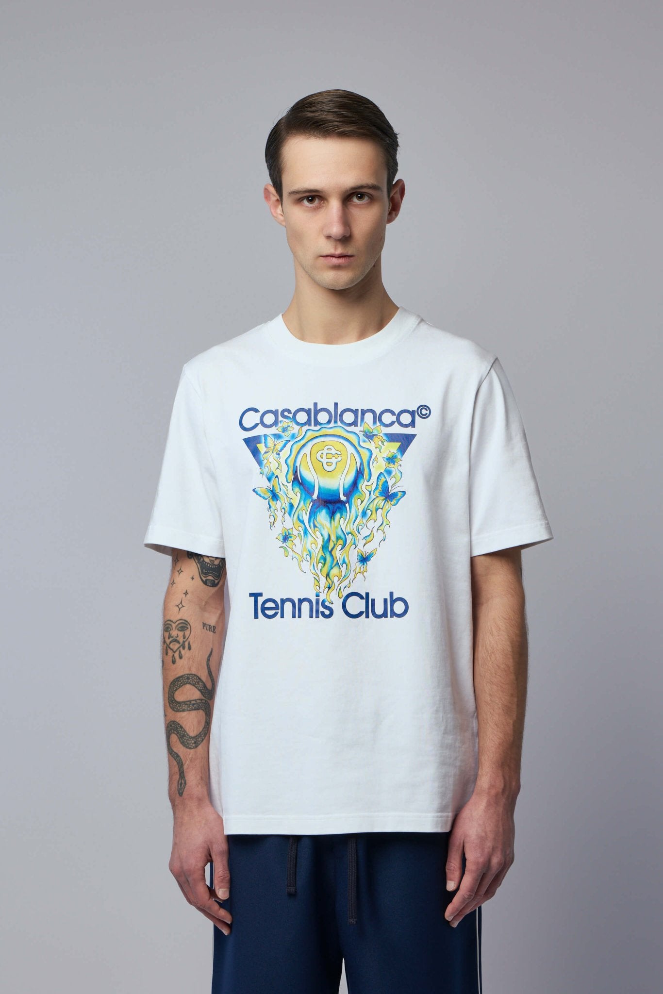 Casablanca T-Shirts - Bright White Jersey Design – LABELS