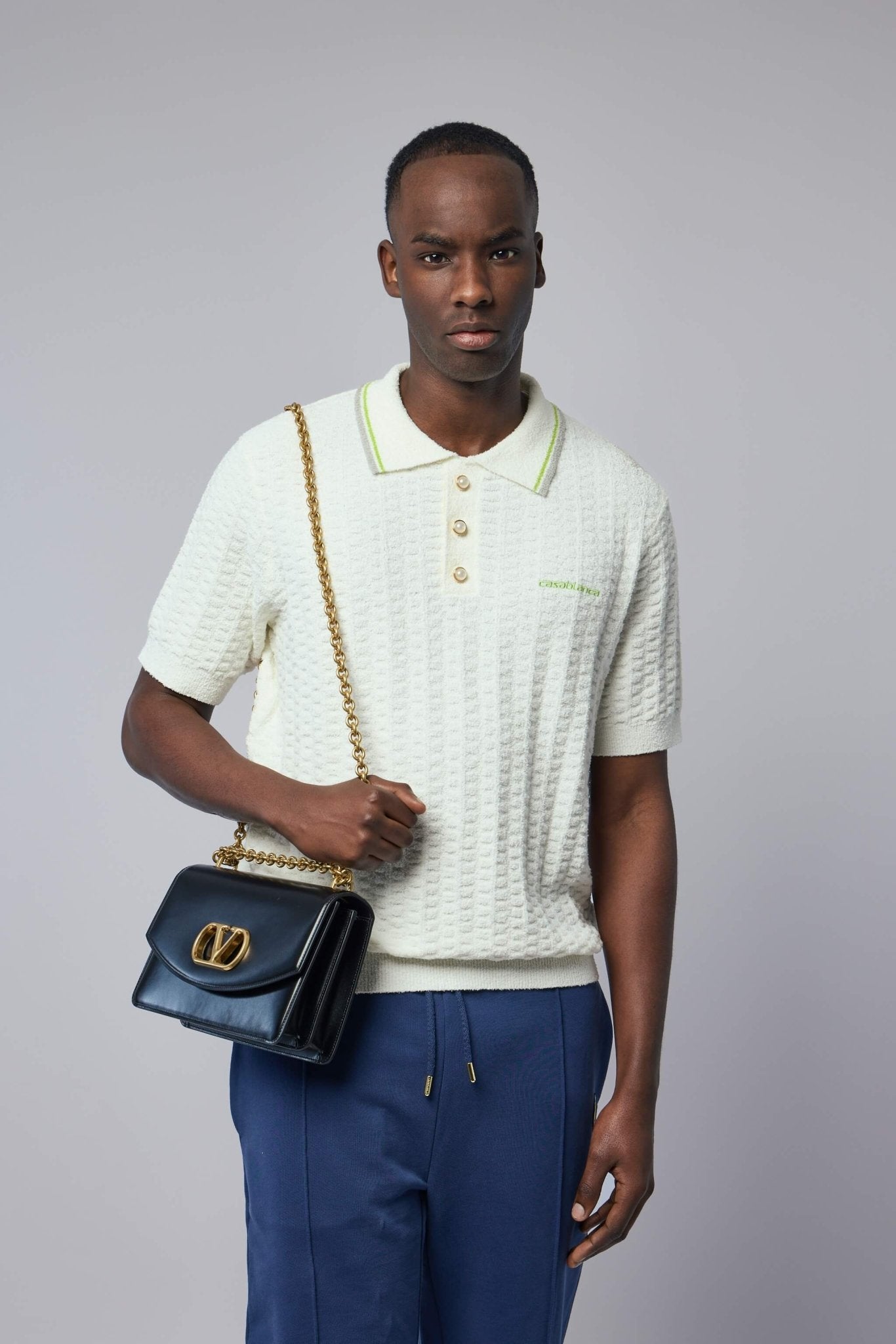 Casablanca - Cotton Blend Knitwear - LABELS