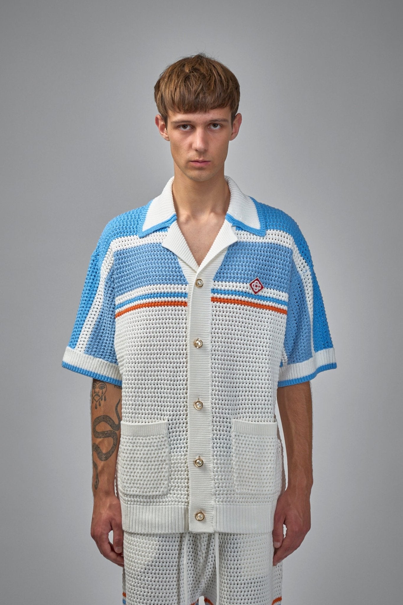 Casablanca - Faux Crochet Shirt - LABELS