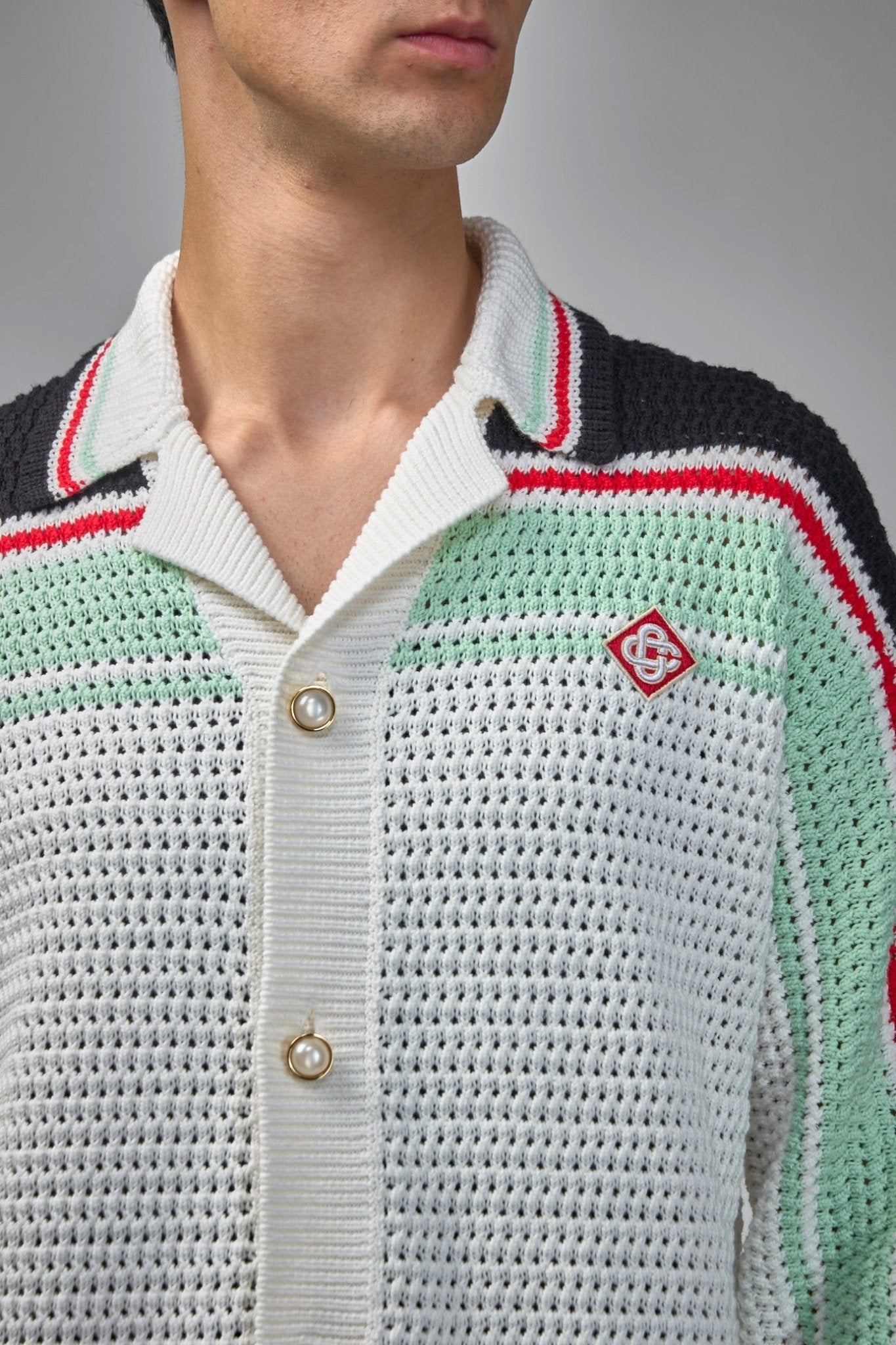 Casablanca - Faux Crochet Shirt Longsleeve - LABELS