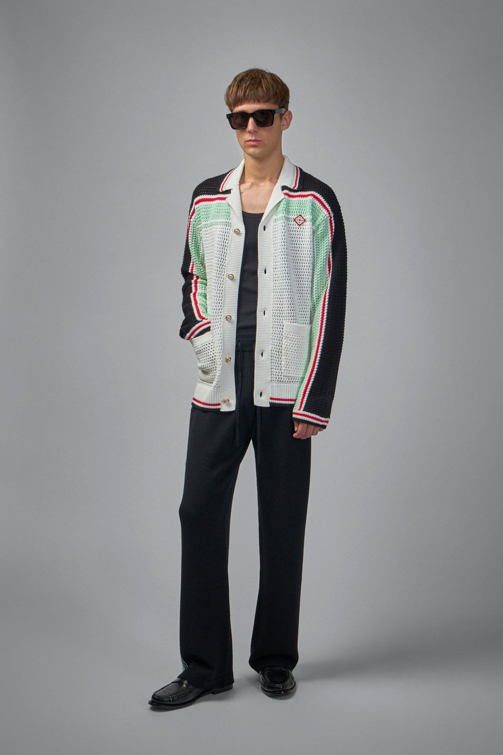 Casablanca - Faux Crochet Shirt Longsleeve - LABELS