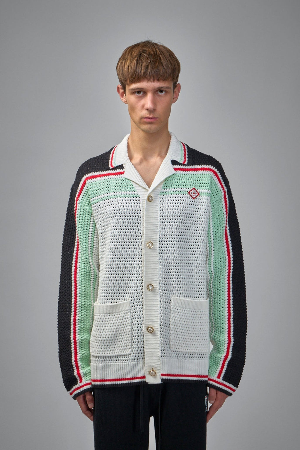 Casablanca - Faux Crochet Shirt Longsleeve - LABELS