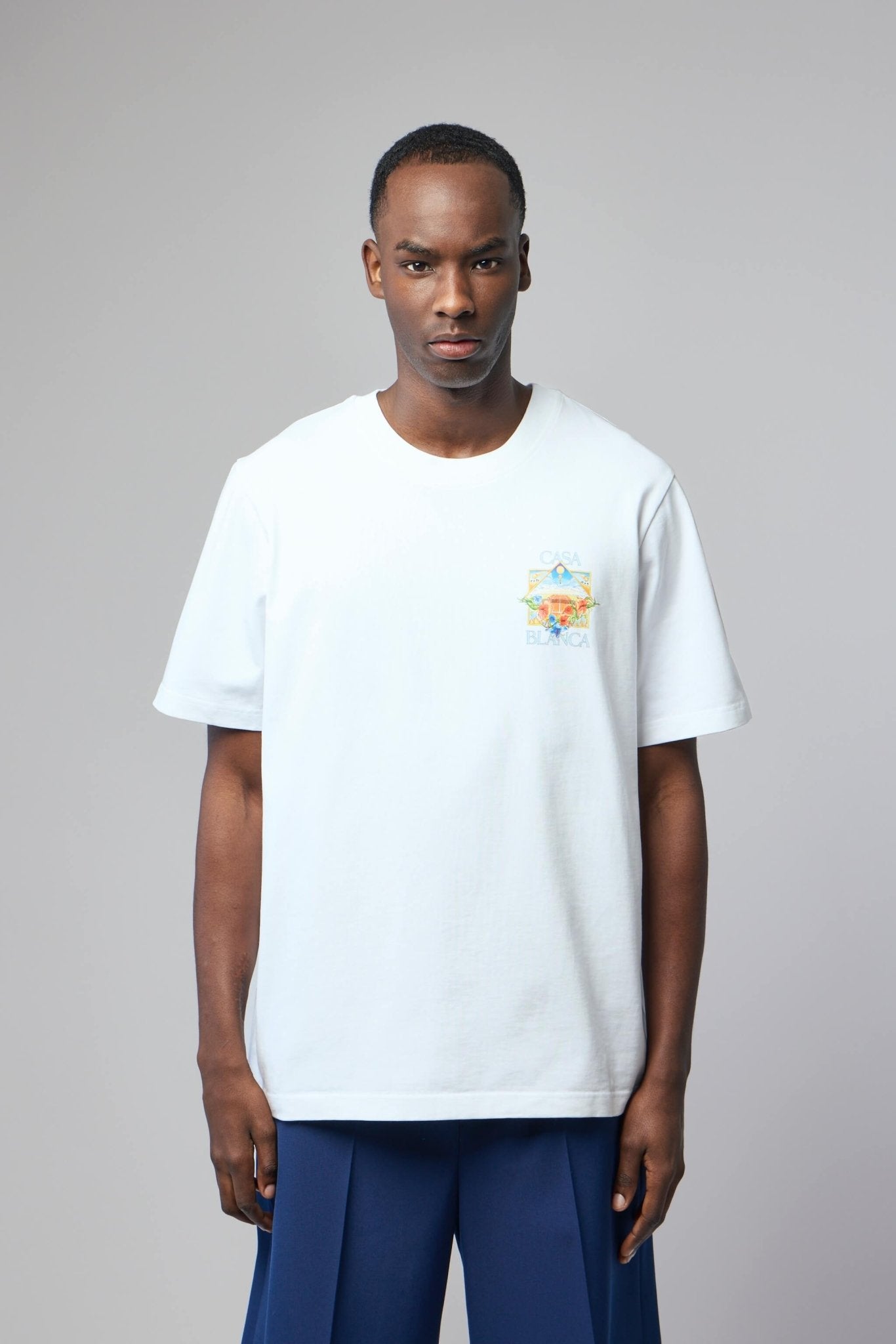 Casablanca - Flower Court Icon Classic T-shirt - LABELS