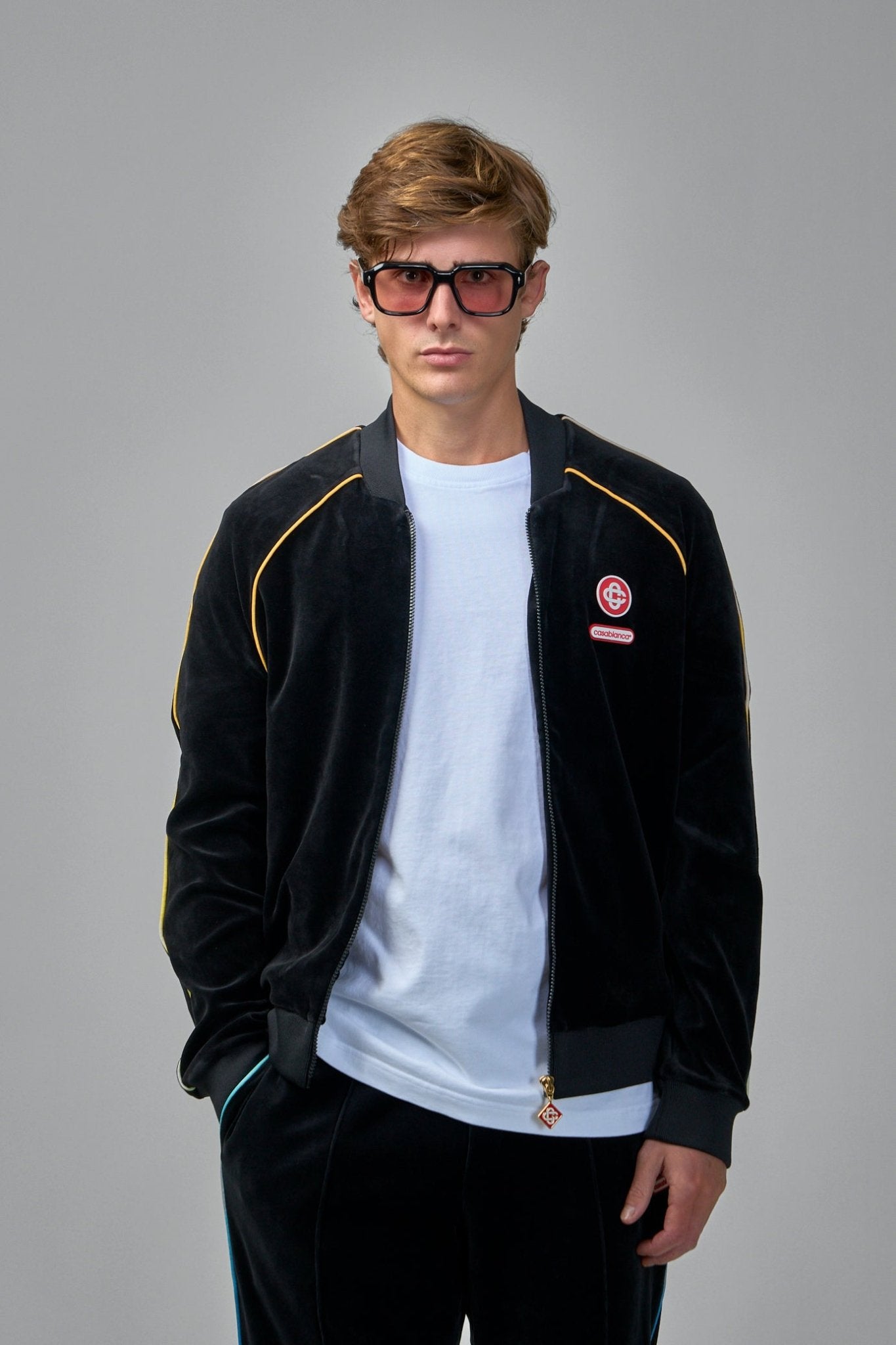 Casablanca - Gradient Piping Velour Track Jacket - LABELS