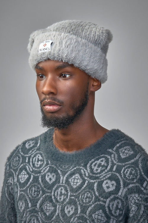 Casablanca Logo Patch Square Beanie - LABELS display picture 3