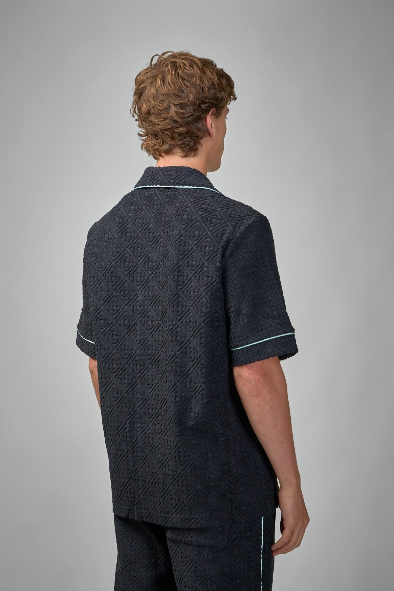 Casablanca - Mens Towelling Monogram Shirt - LABELS