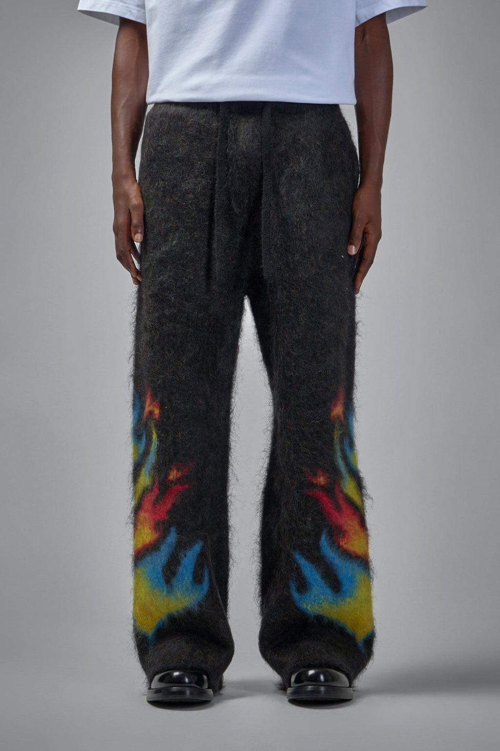 Casablanca - Mohair Pants Laurel Flame - LABELS