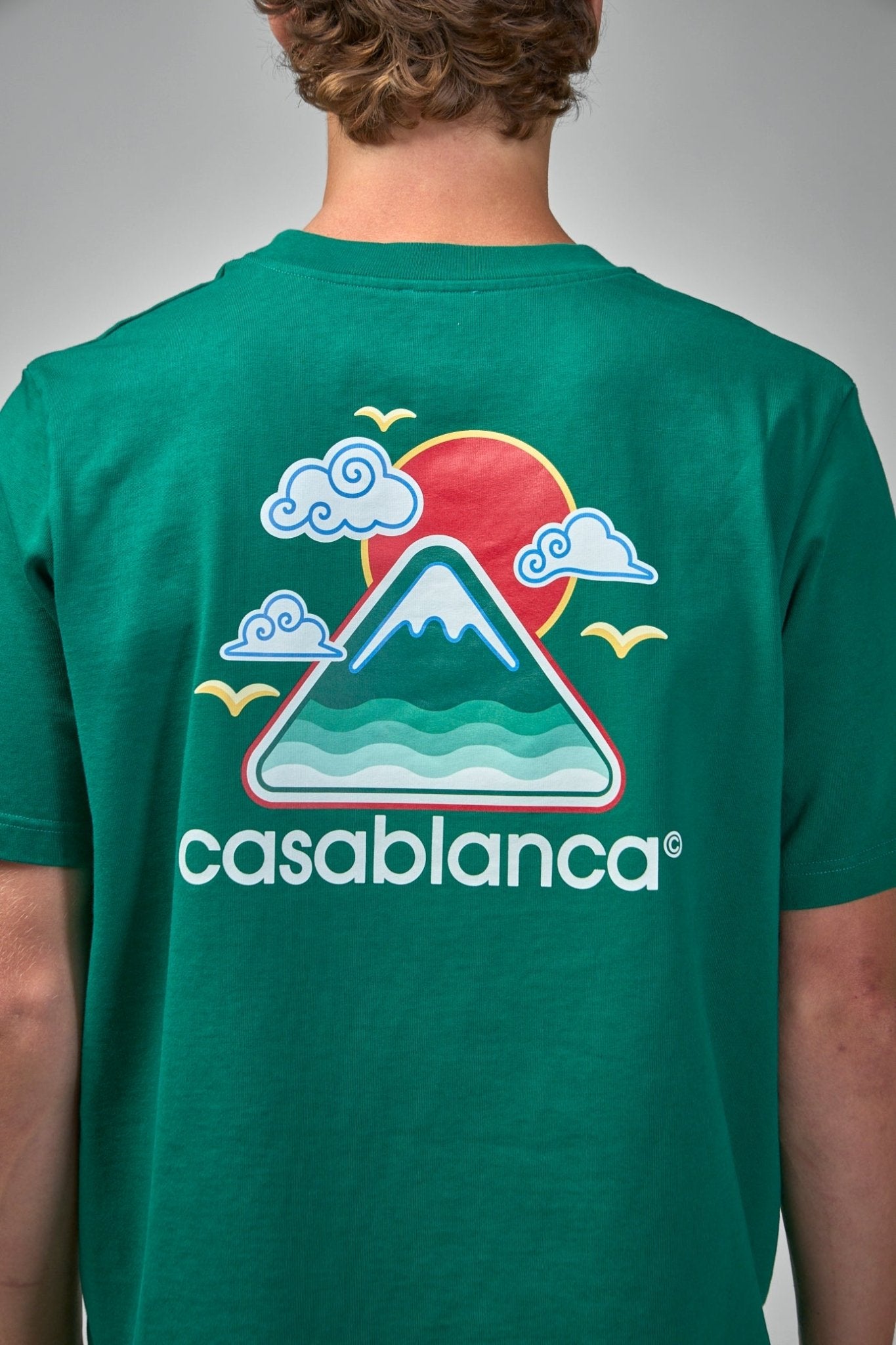 Casablanca - Montagne Ondulèe Screen Printed T-Shirt - LABELS