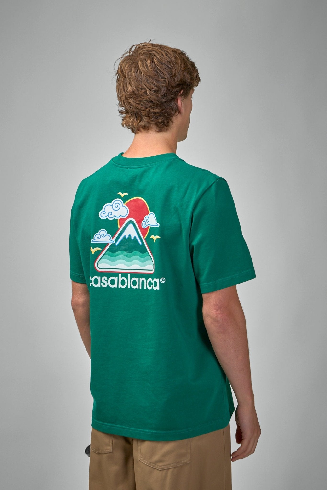 Casablanca - Montagne Ondulèe Screen Printed T-Shirt - LABELS