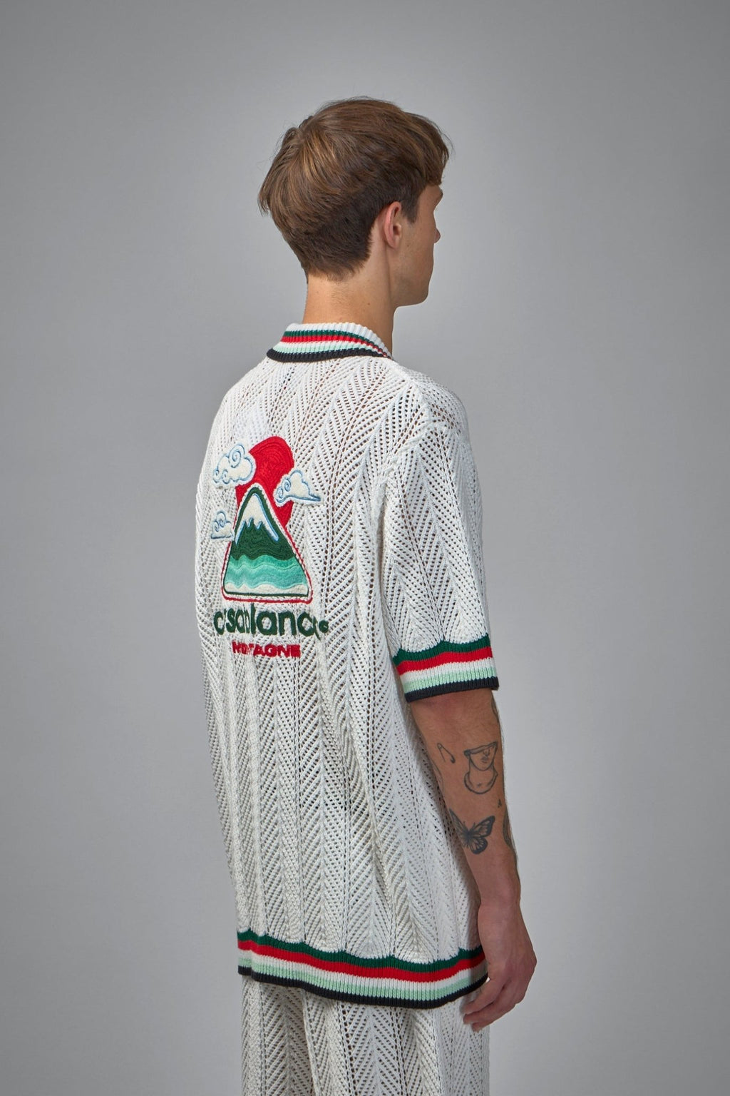 Casablanca - Sporty Faux Crochet Shirt - LABELS