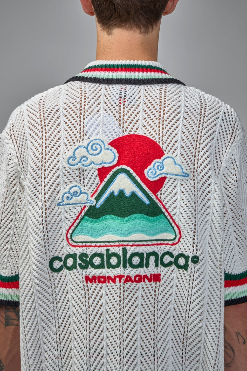 Casablanca - Sporty Faux Crochet Shirt - LABELS