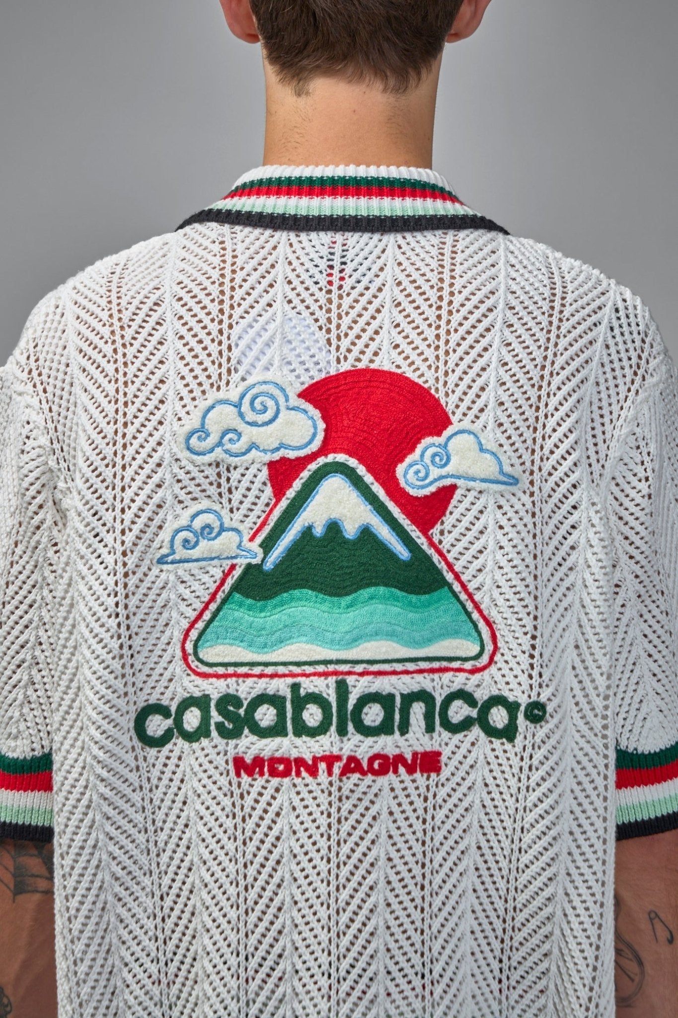 Casablanca - Sporty Faux Crochet Shirt - LABELS