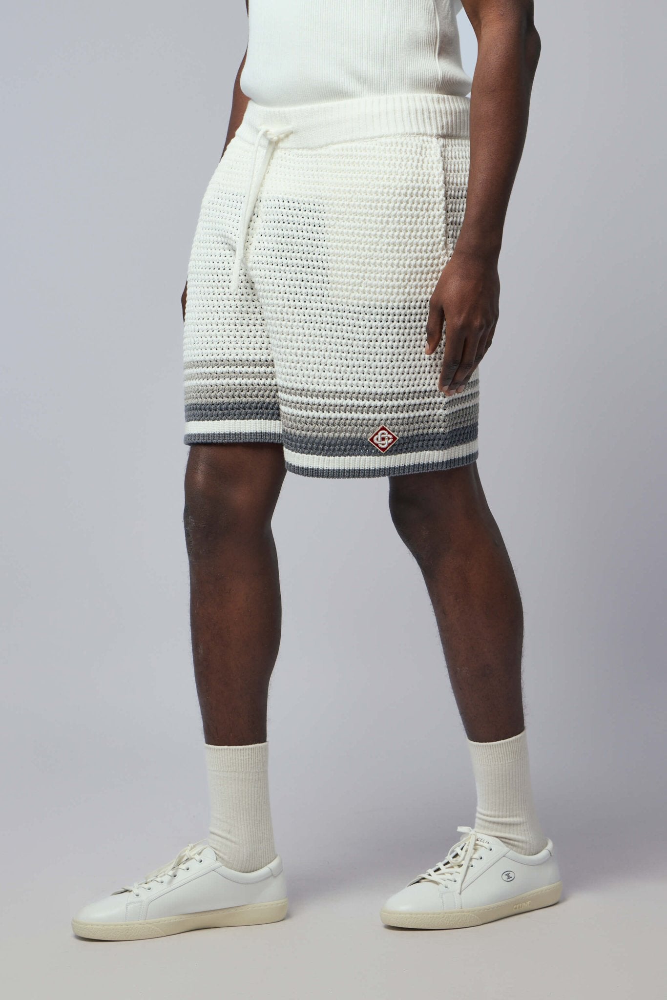 Casablanca - White / Grey Knitwear - LABELS