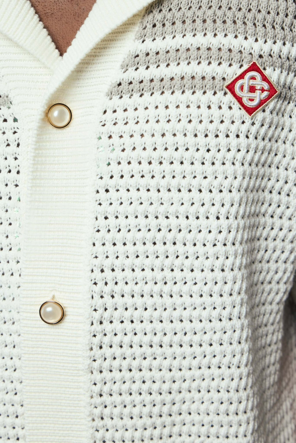 Casablanca - White / Grey Knitwear - LABELS