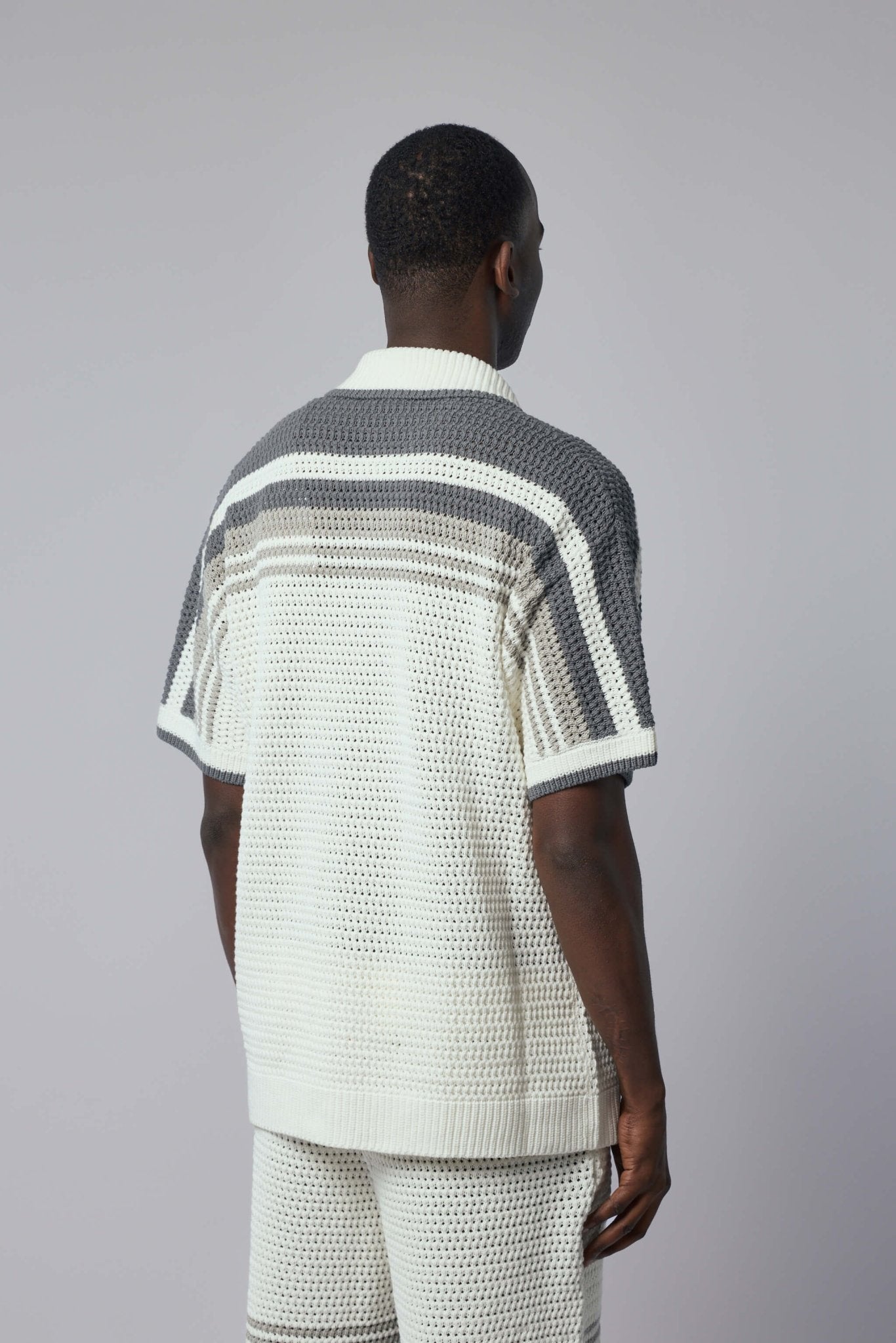 Casablanca - White / Grey Knitwear - LABELS