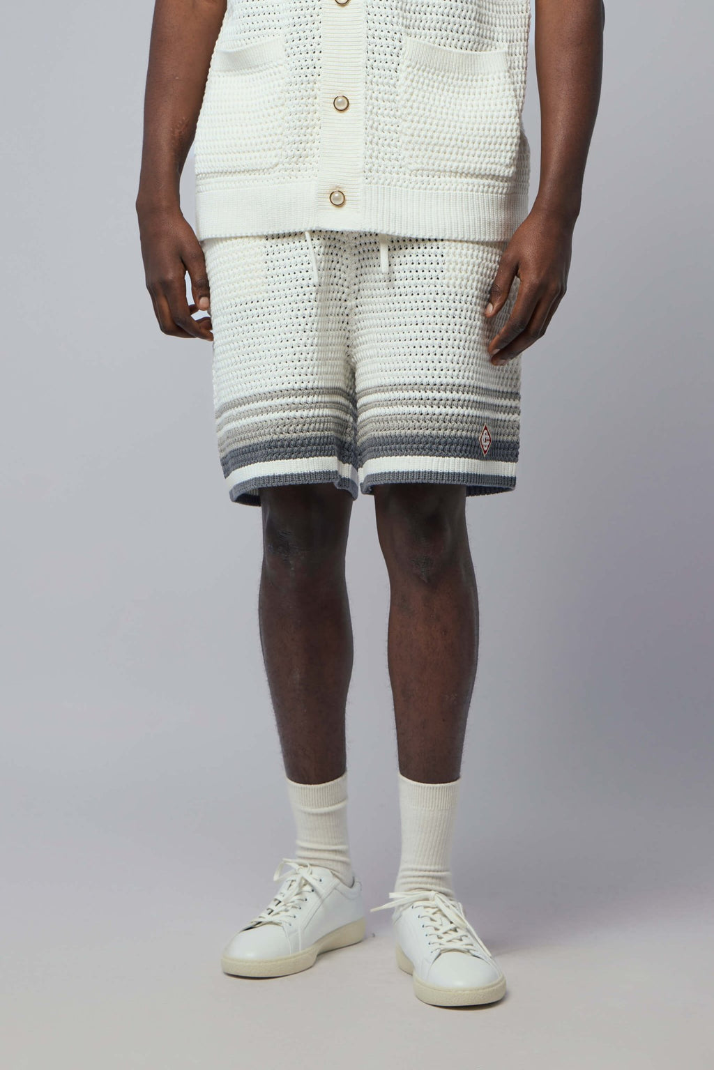 Casablanca - White / Grey Knitwear - LABELS