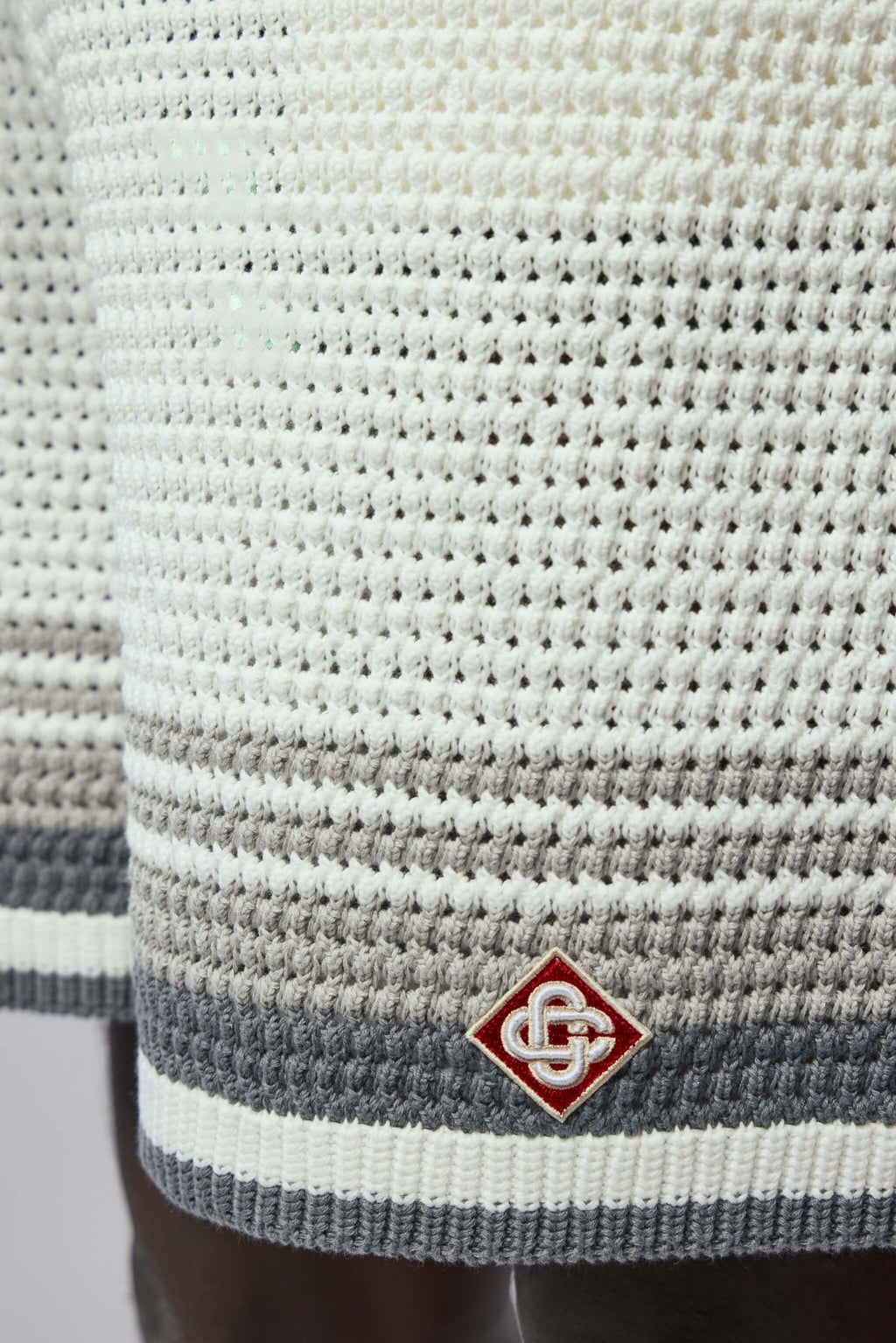 Casablanca - White / Grey Knitwear - LABELS