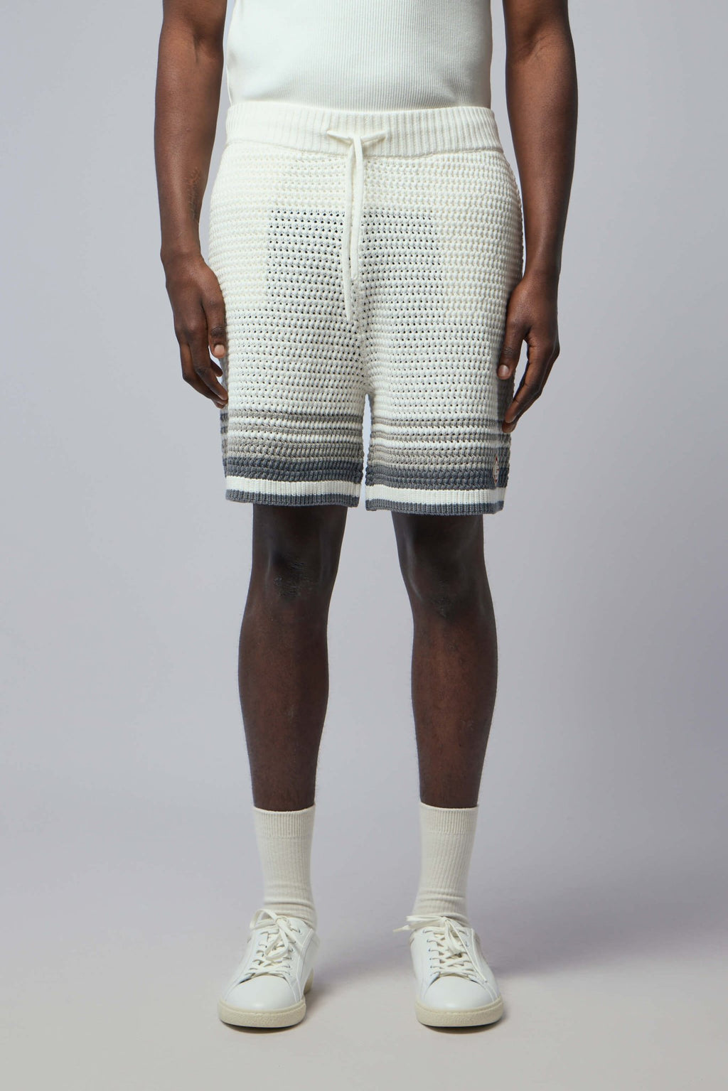 Casablanca - White / Grey Knitwear - LABELS