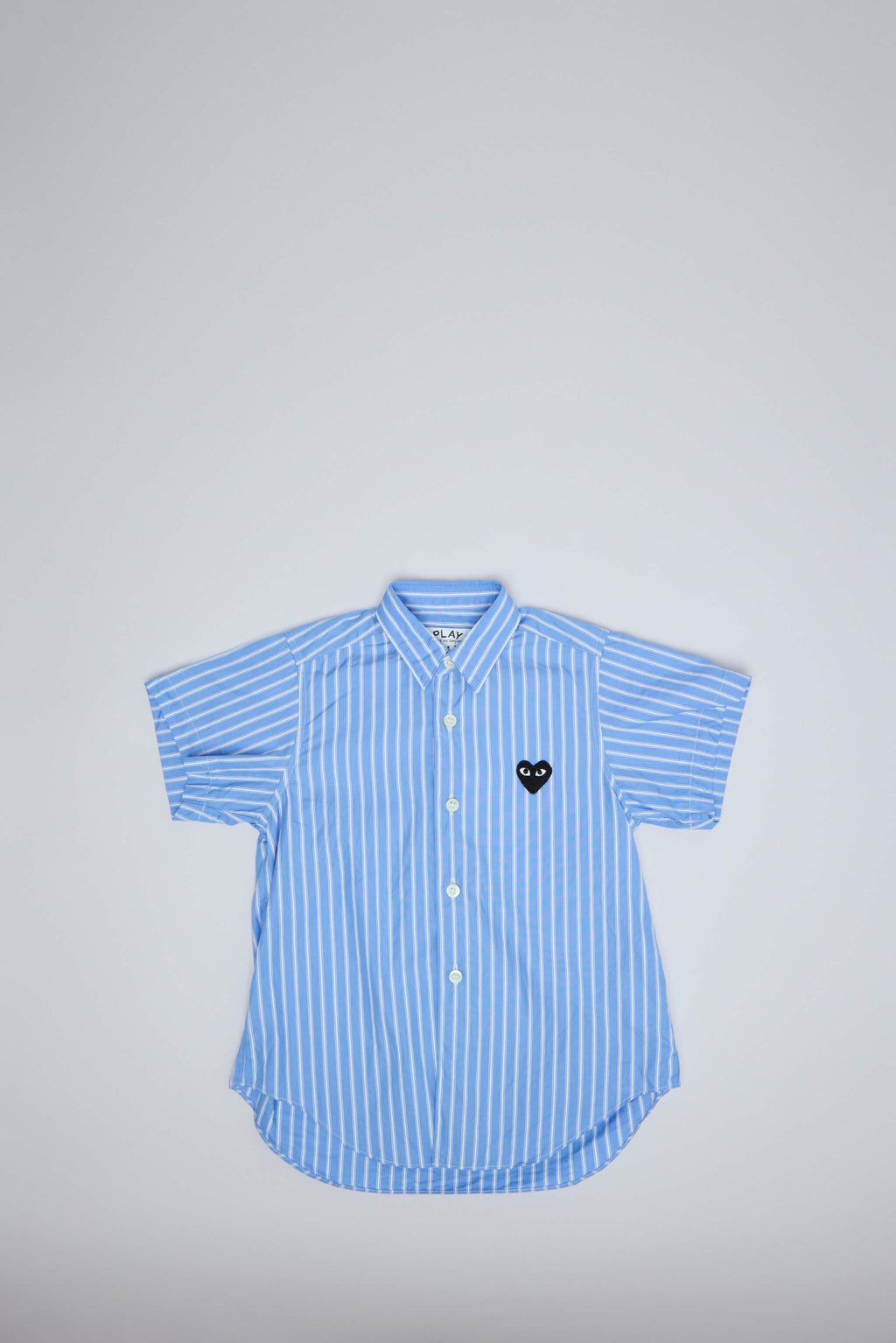 Comme des Garçons PLAY - Kids Shirt Black Emblem Woven - LABELS