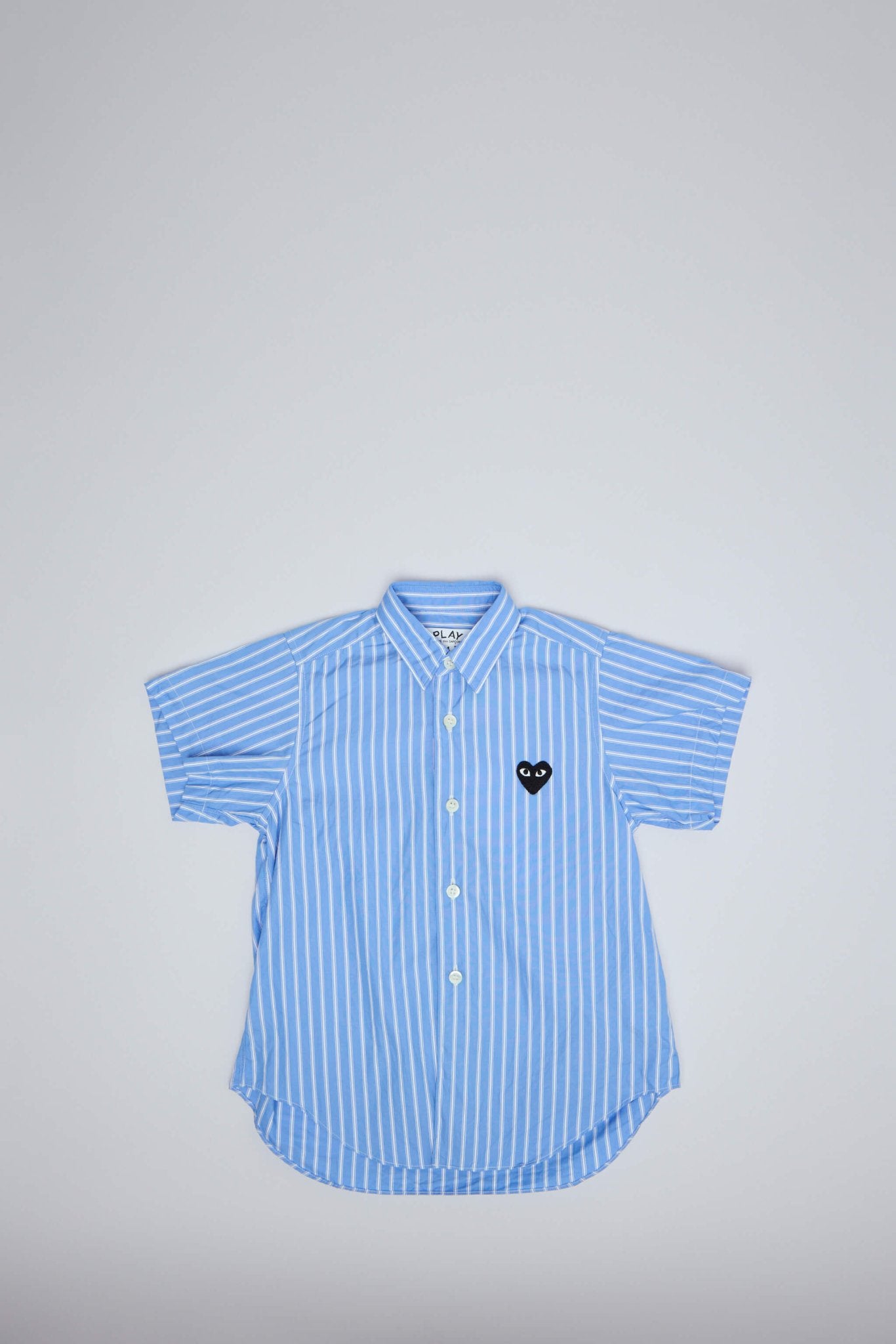Comme des Garçons PLAY - Kids Shirt Black Emblem Woven - LABELS