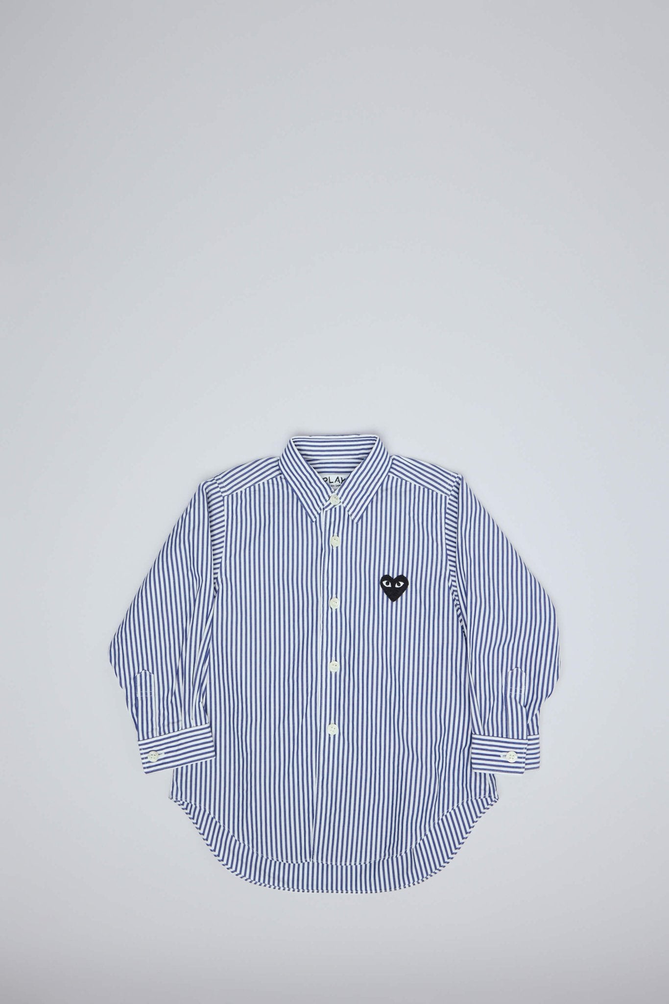 Comme des Garçons PLAY - Kids Shirt Black Emblem Woven - LABELS