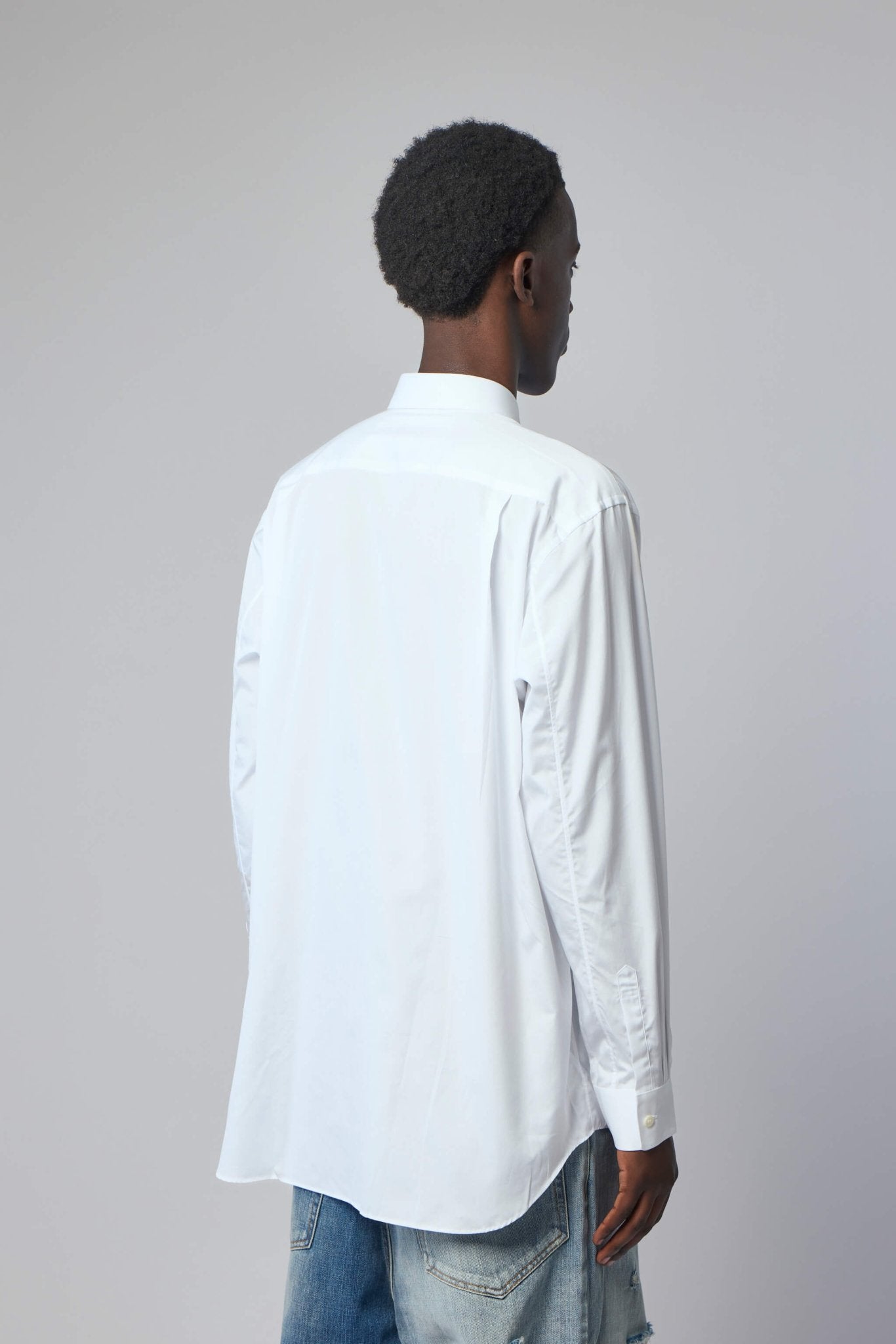 Comme des Garçons PLAY - Shirt Black Emblem Woven - LABELS