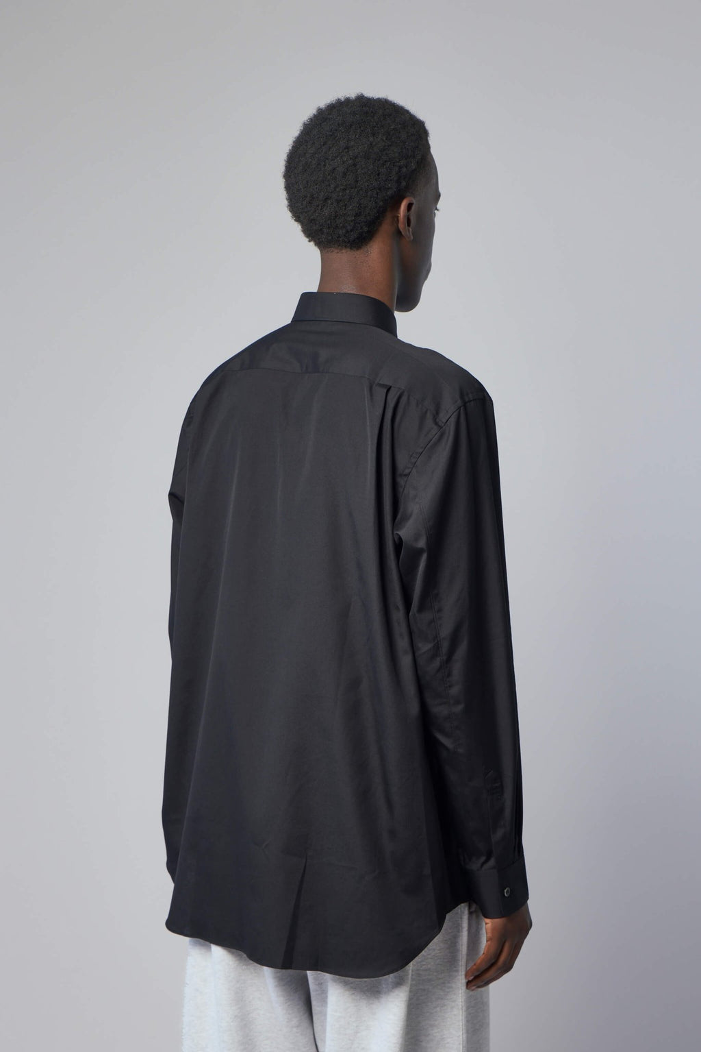 Comme des Garçons PLAY - Shirt Black Emblem Woven - LABELS