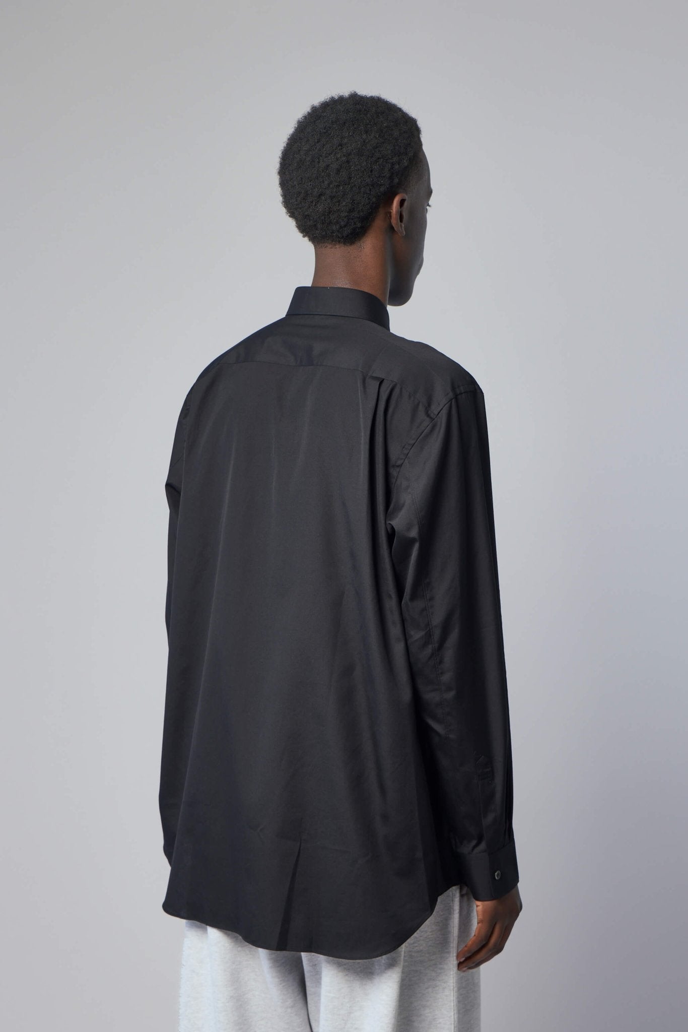 Comme des Garçons PLAY - Shirt Black Emblem Woven - LABELS