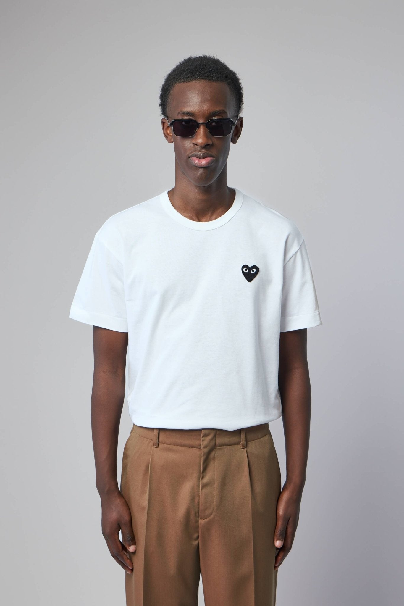 Comme des Garçons PLAY - T-shirt Black Knit - LABELS