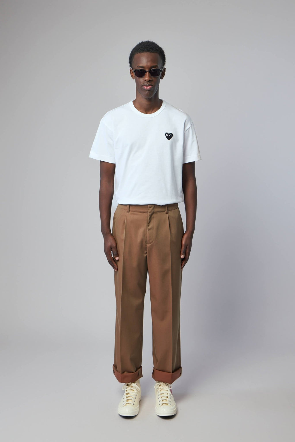 Comme des Garçons PLAY - T-shirt Black Knit - LABELS