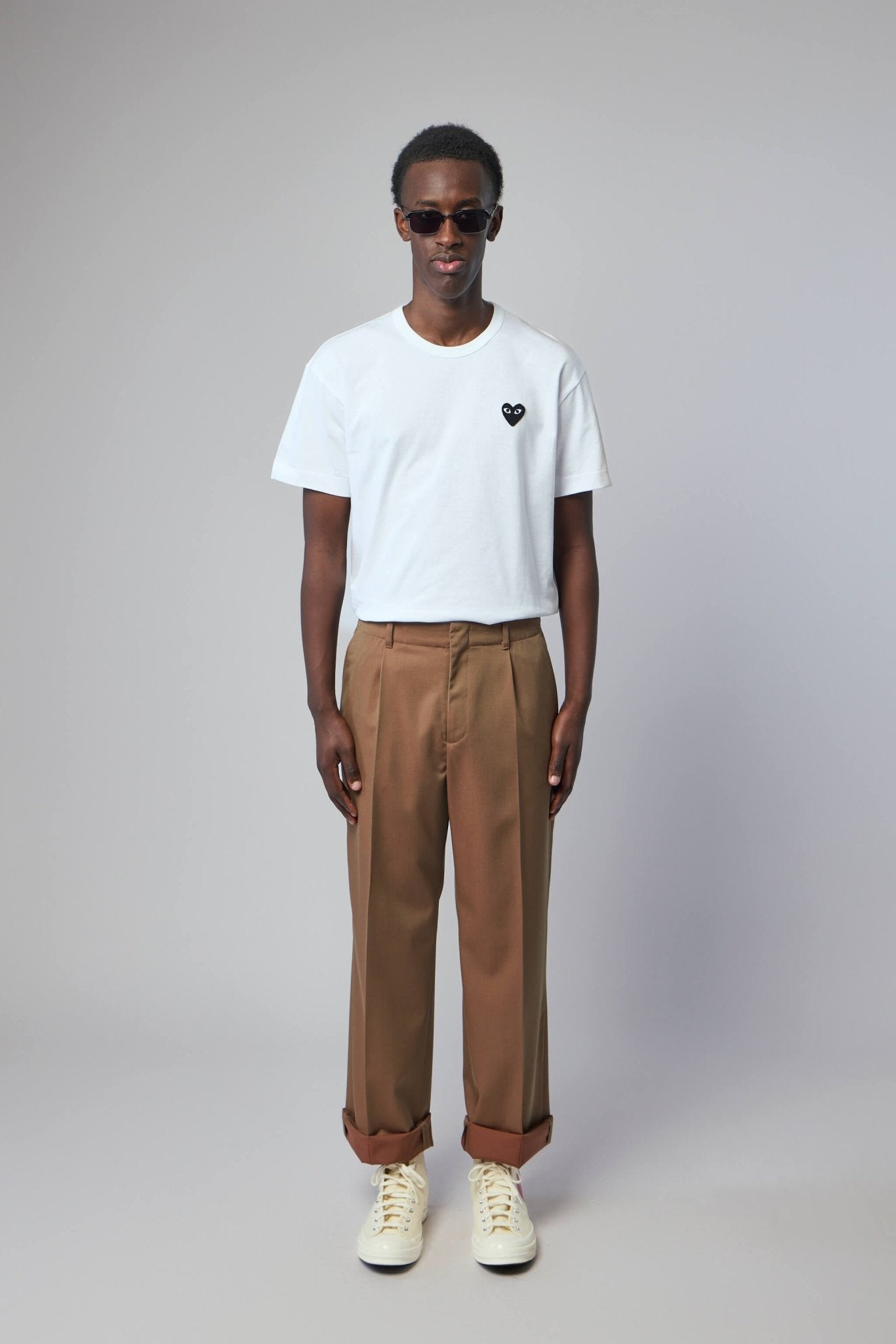 Comme des Garçons PLAY - T-shirt Black Knit - LABELS