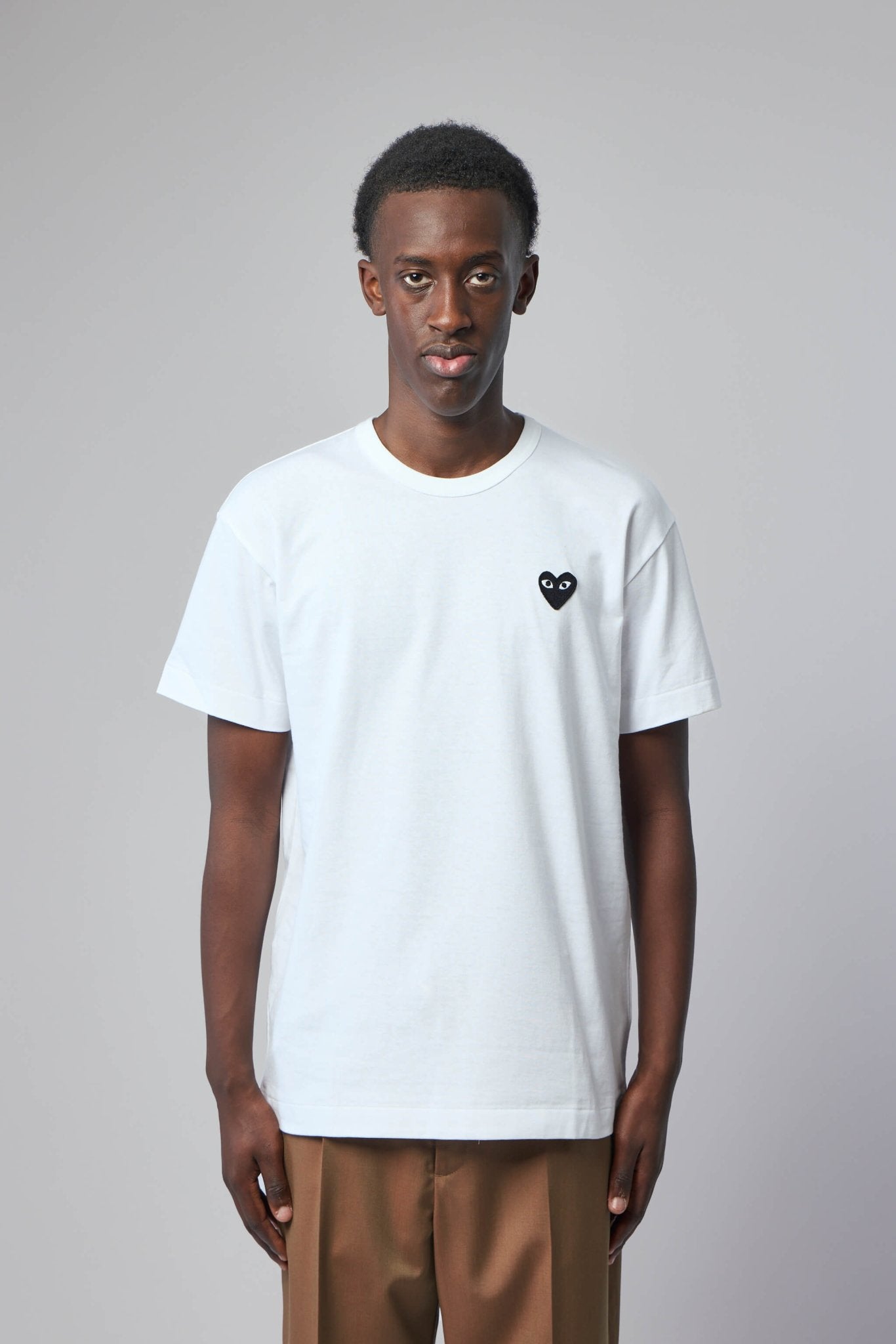 Comme des Garçons PLAY - T-shirt Black Knit - LABELS