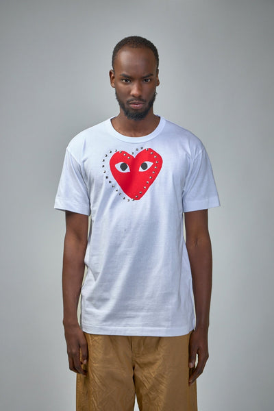 Comme des Garçons PLAY T-Shirt Logo Stud Stud Print - LABELS