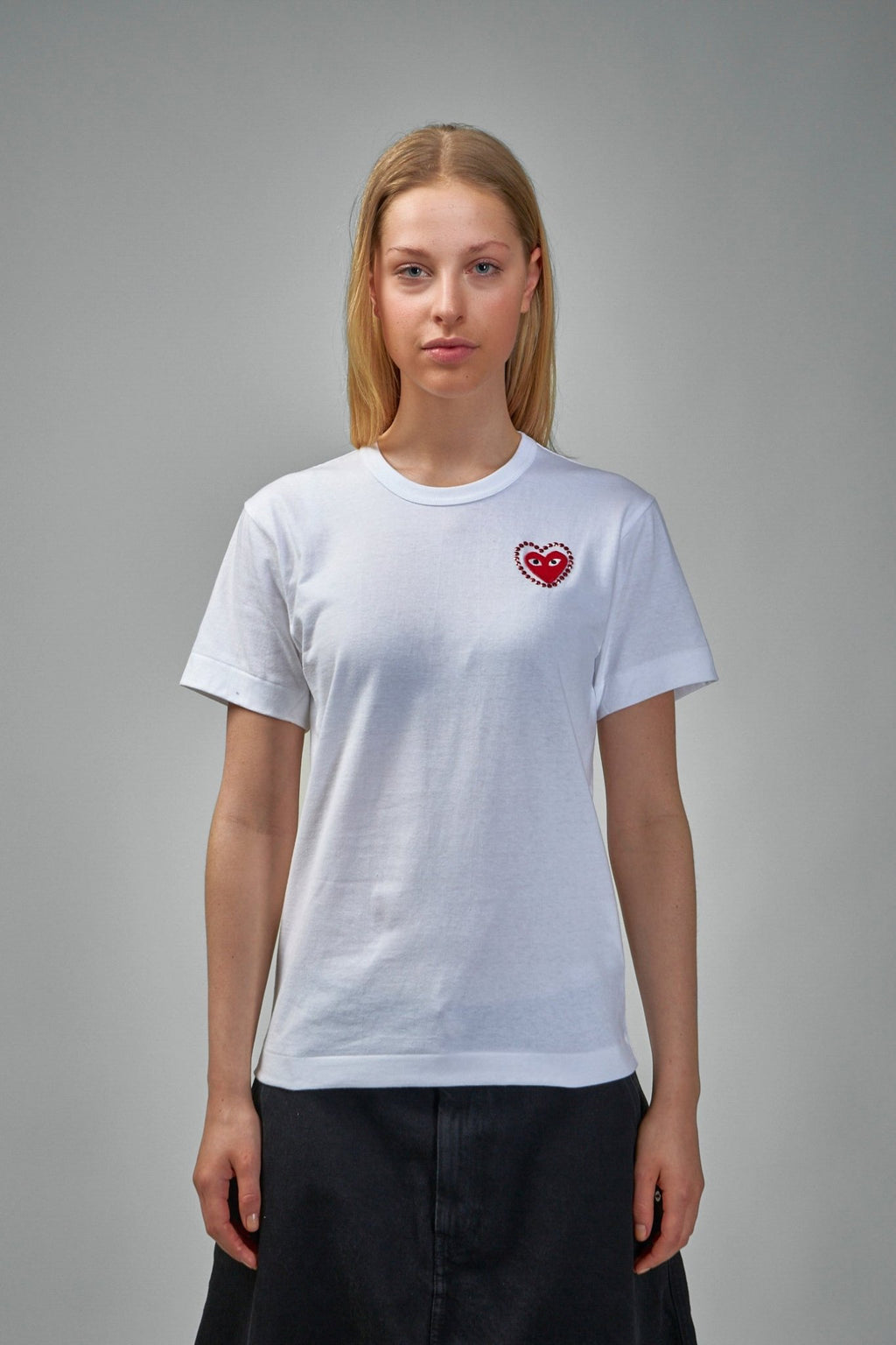 Comme des Garçons PLAY - T-Shirt Metalstone Metalstone Heart - LABELS