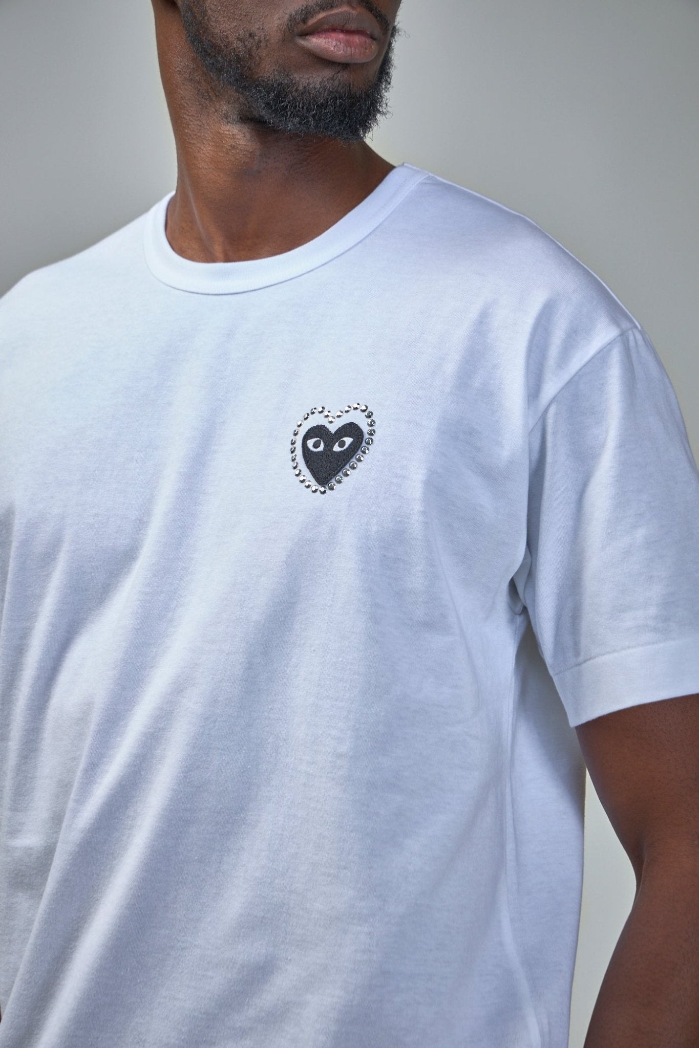 Comme des Garçons PLAY - T-Shirt Metalstone Metalstone Heart - LABELS