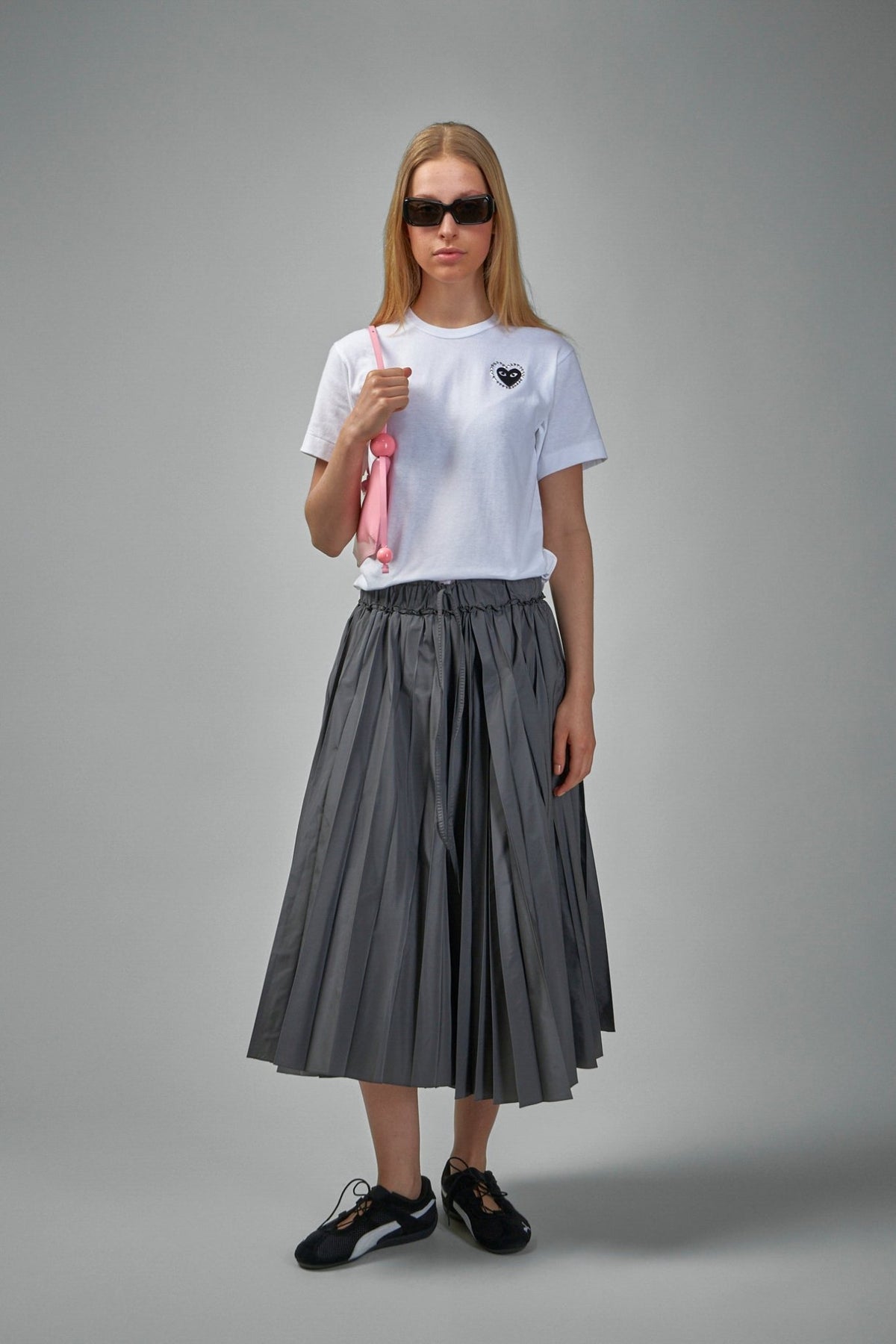 Comme des Garçons PLAY - T-Shirt Metalstone Metalstone Heart - LABELS