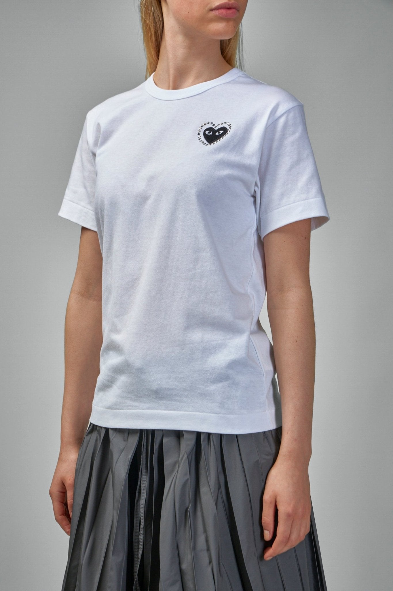 Comme des Garçons PLAY - T-Shirt Metalstone Metalstone Heart - LABELS