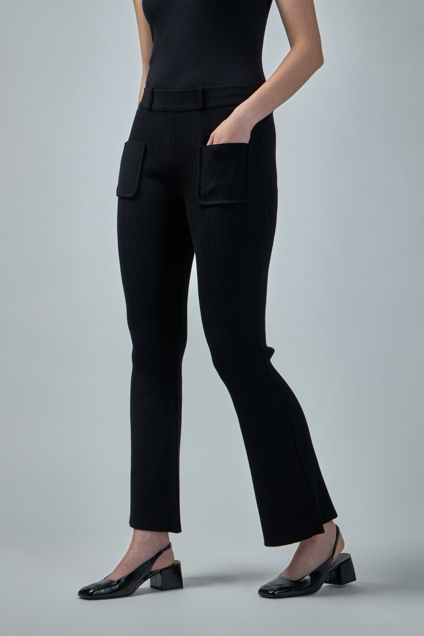 Courrèges - 2 - Pocket Rib Knit Pants - LABELS