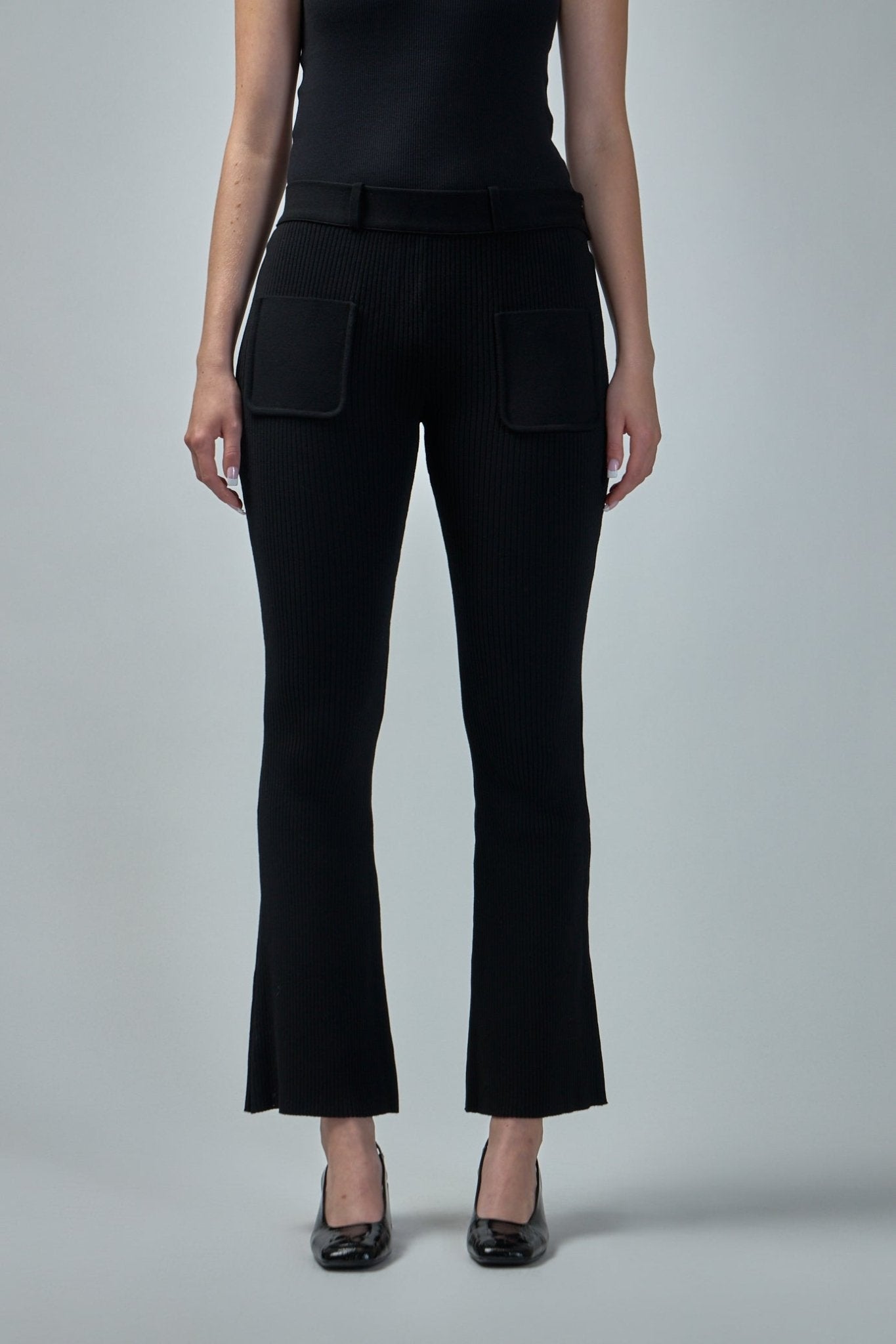 Courrèges - 2 - Pocket Rib Knit Pants - LABELS