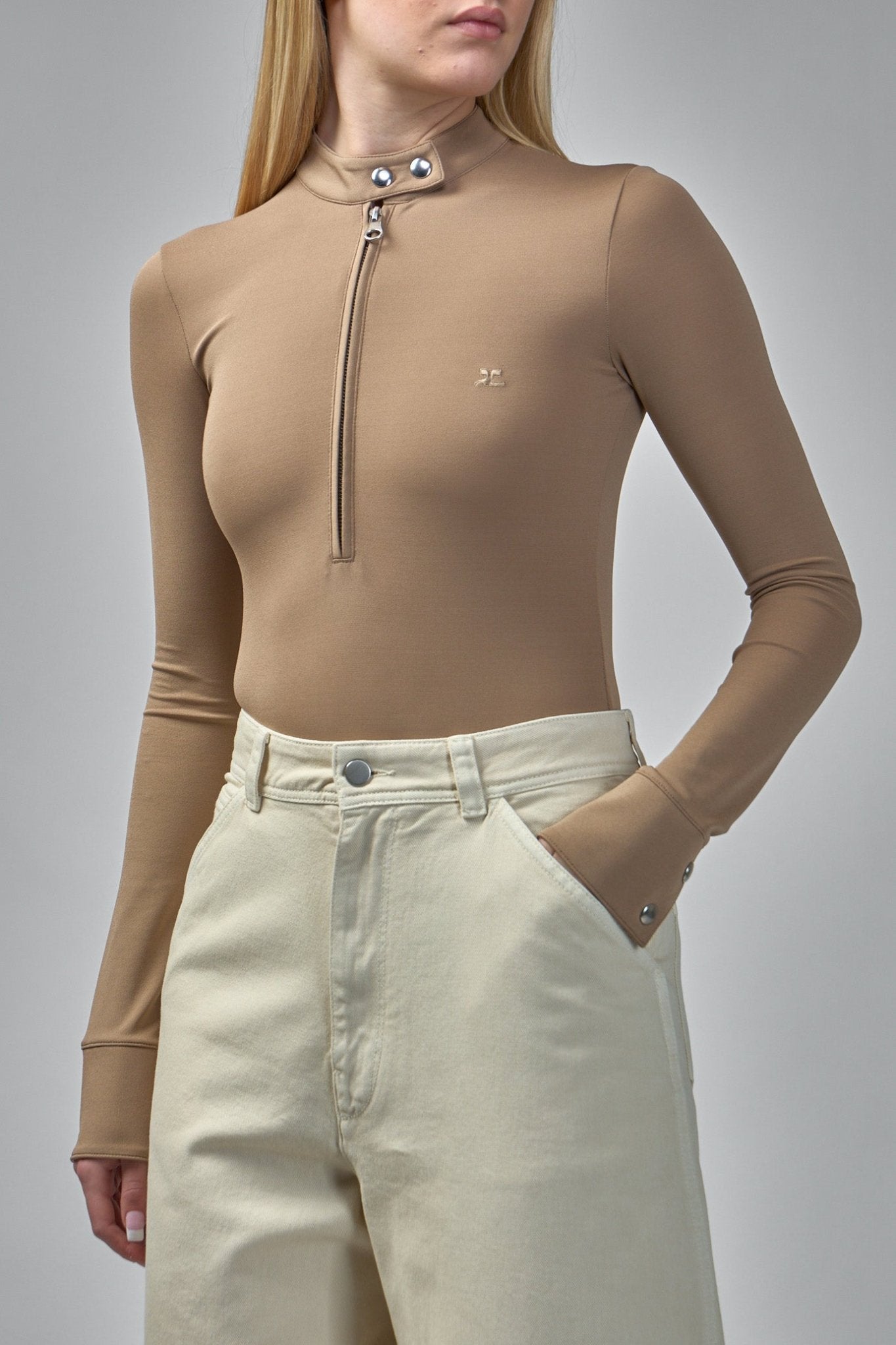 Courrèges - Biker Zipped Bodysuit - LABELS